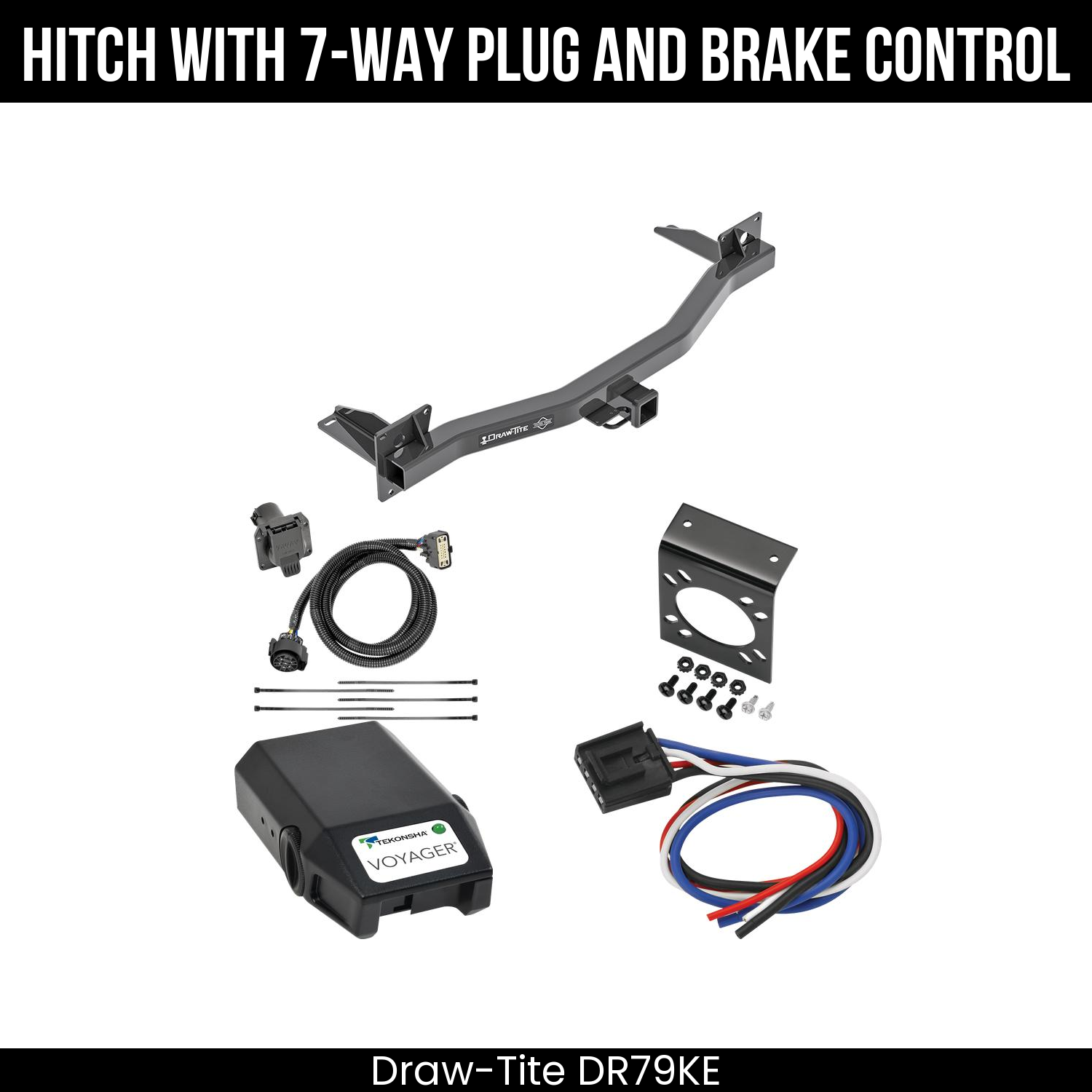 Trailer Hitch , 7-Way , Tekonsha Voyager Brake Control