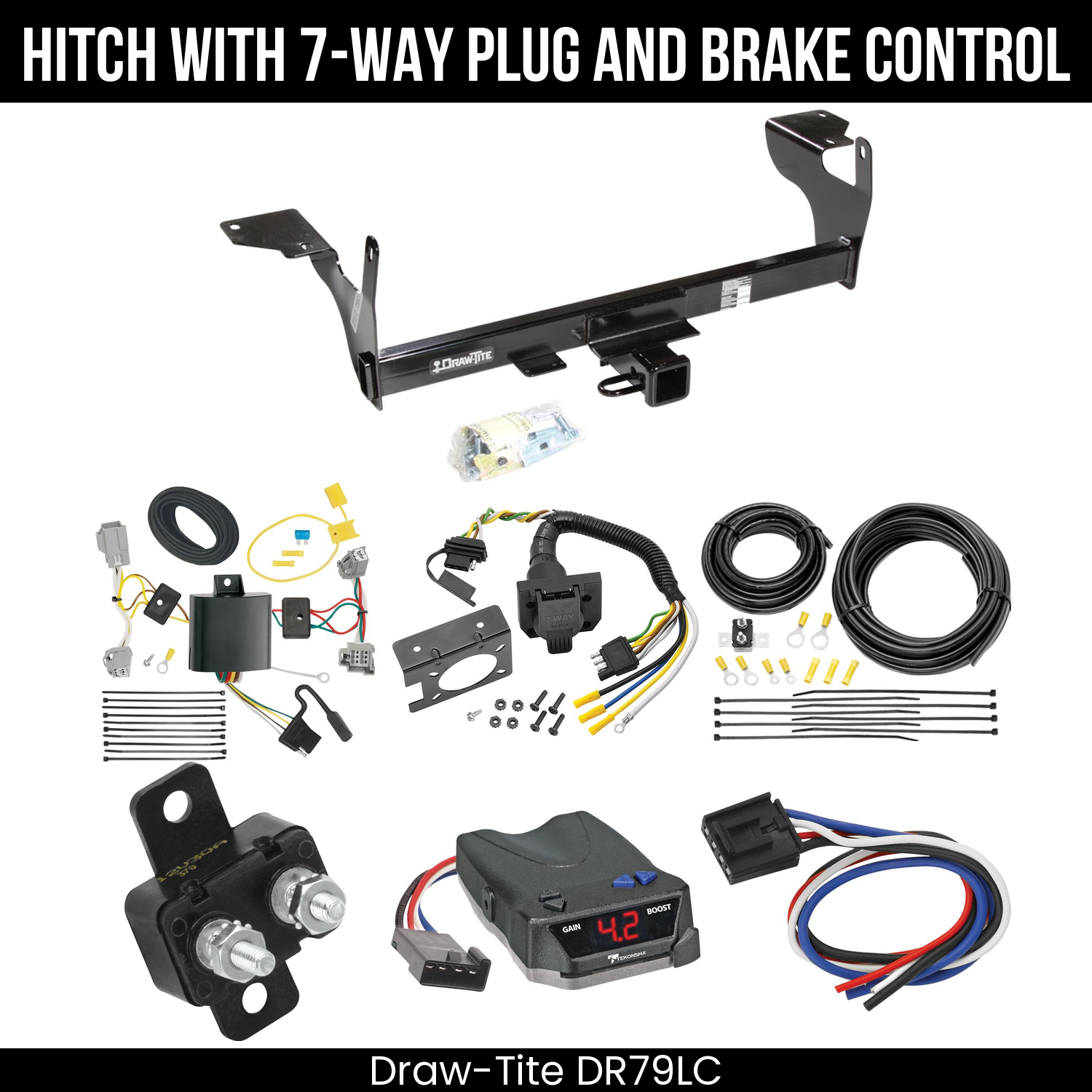 Trailer Hitch , 7-Way , Tekonsha Brake EVN Control