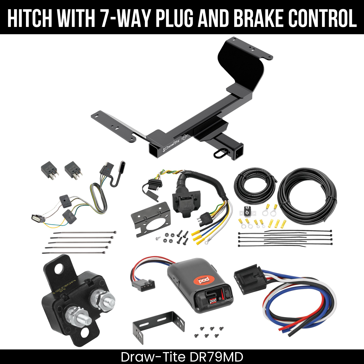 Trailer Hitch , 7-Way , Pro Series POD Brake Control
