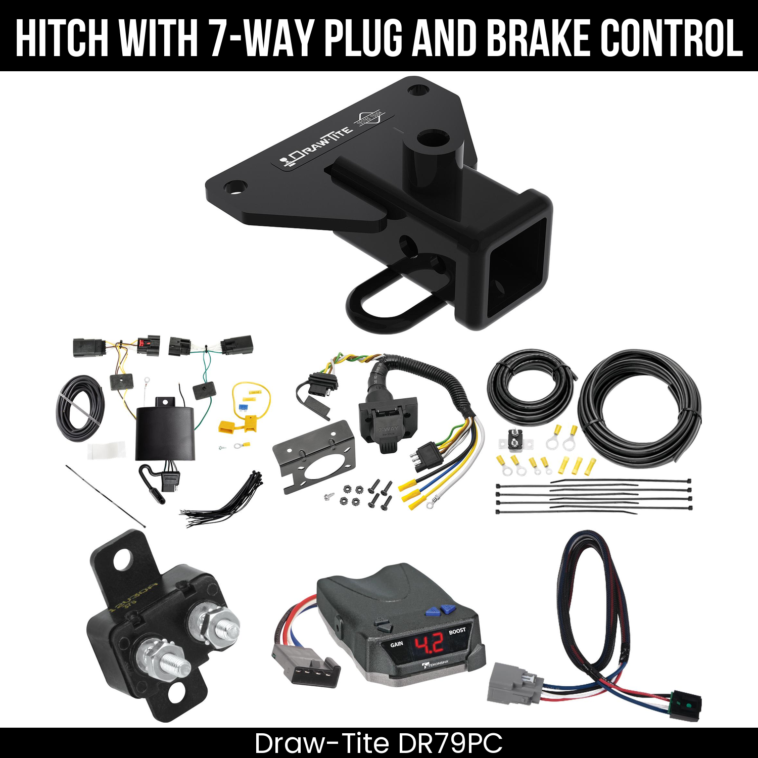Trailer Hitch , 7-Way , Tekonsha Brake EVN Control