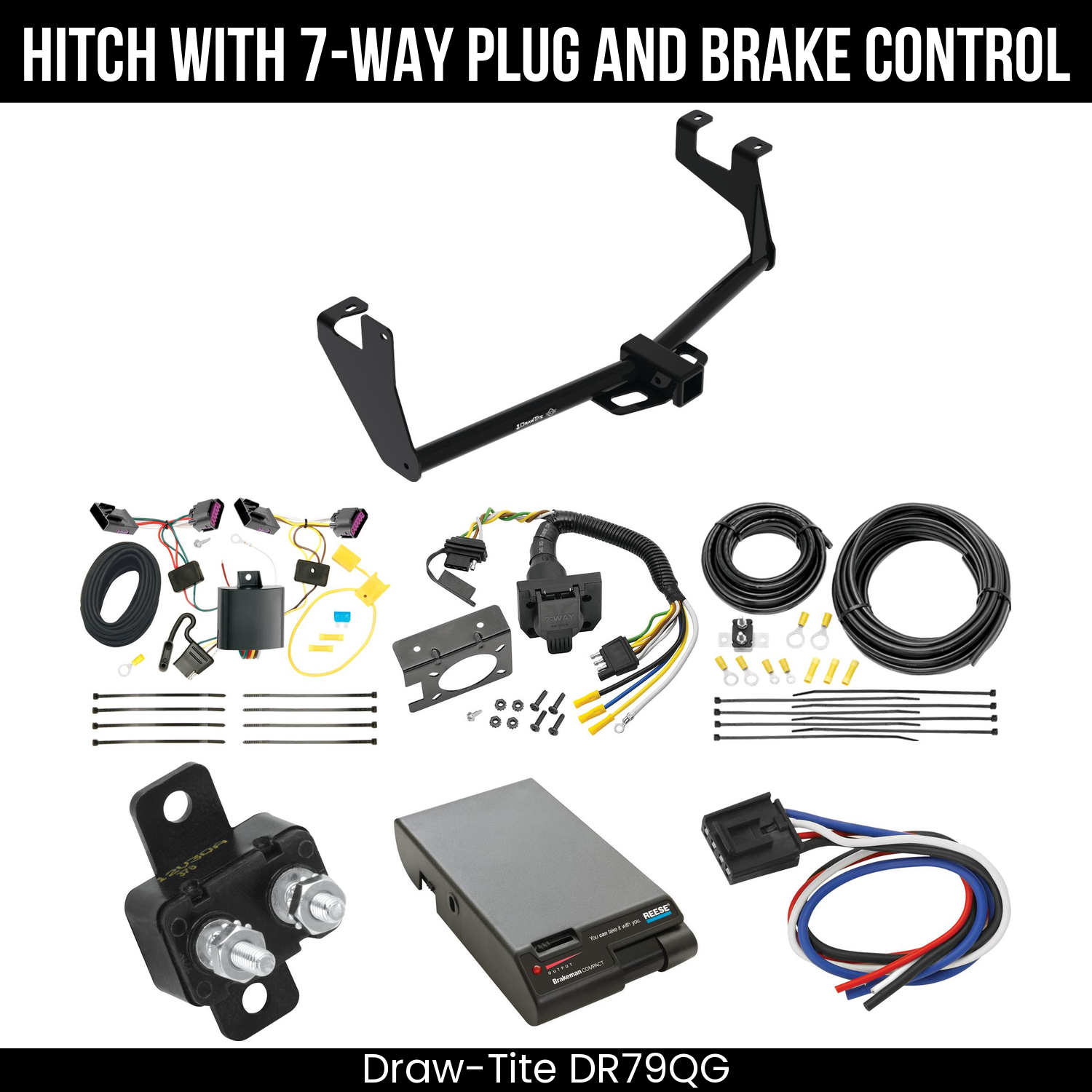 Trailer Hitch , 7-Way , Reese Brakeman Brake Control