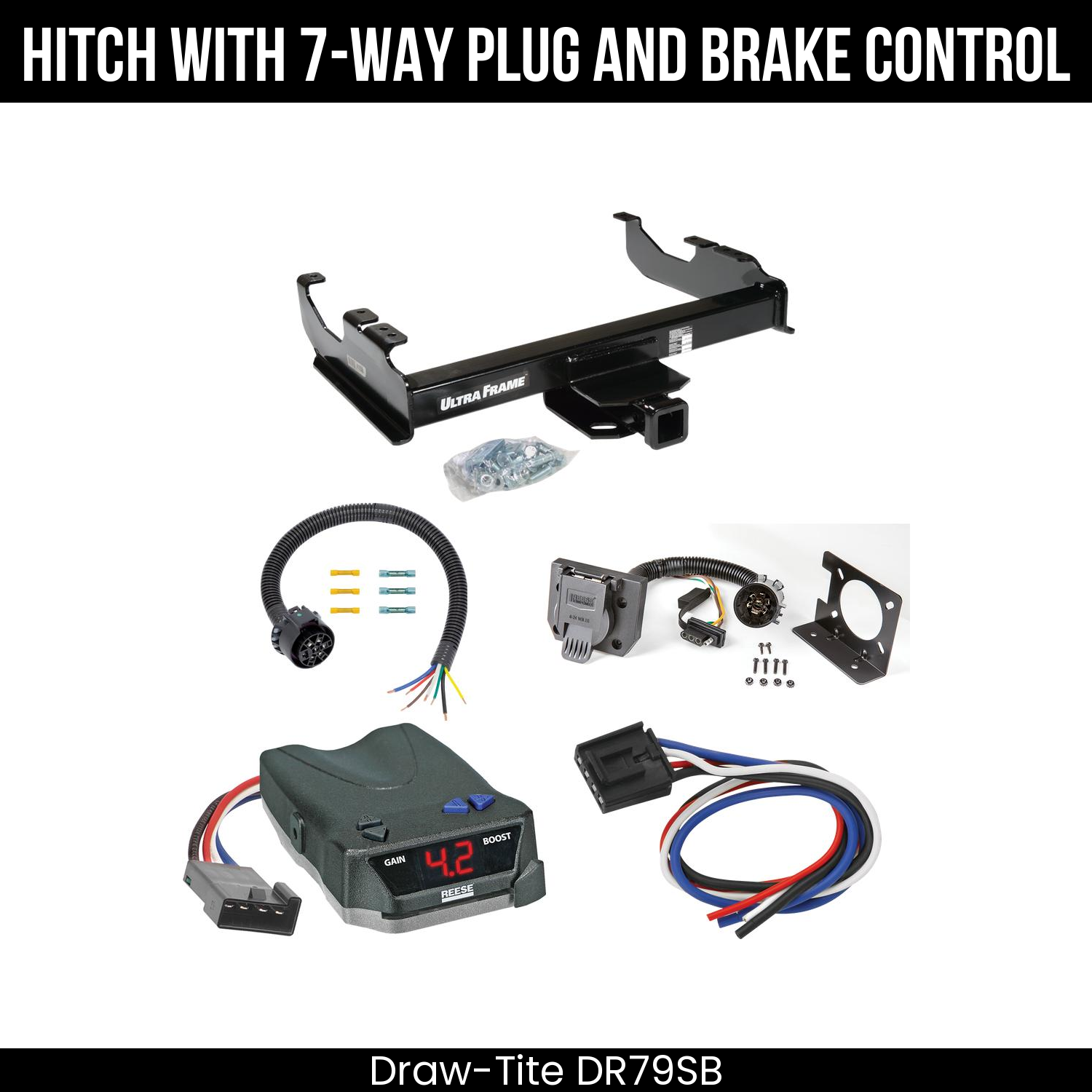 Trailer Hitch , 7-Way , Reese Brake EVN Control