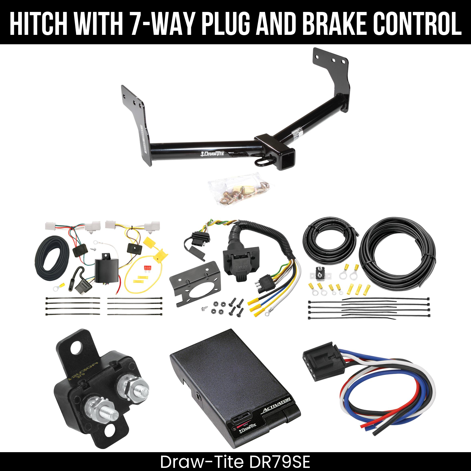Trailer Hitch , 7-Way , Draw-Tite Activator Brake Control