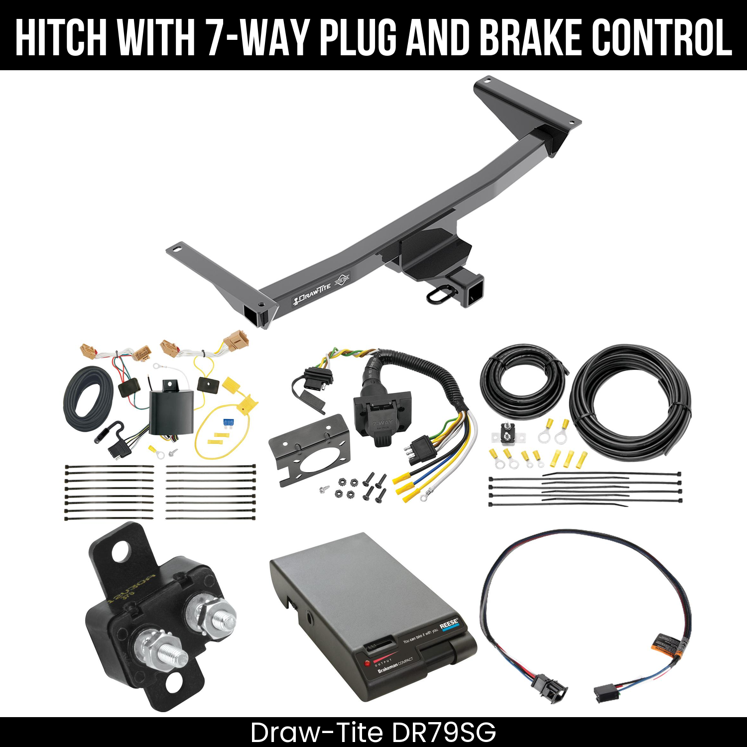 Trailer Hitch , 7-Way , Reese Brakeman Brake Control