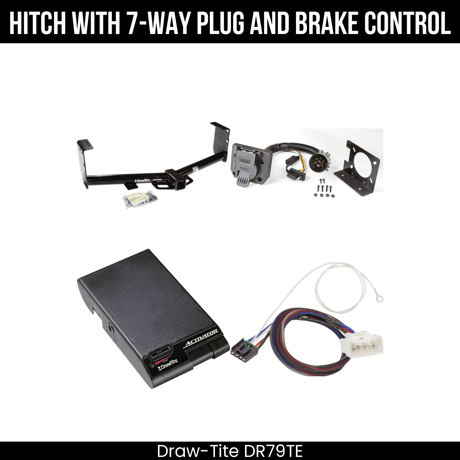 Trailer Hitch , 7-Way , Draw-Tite Activator Brake Control