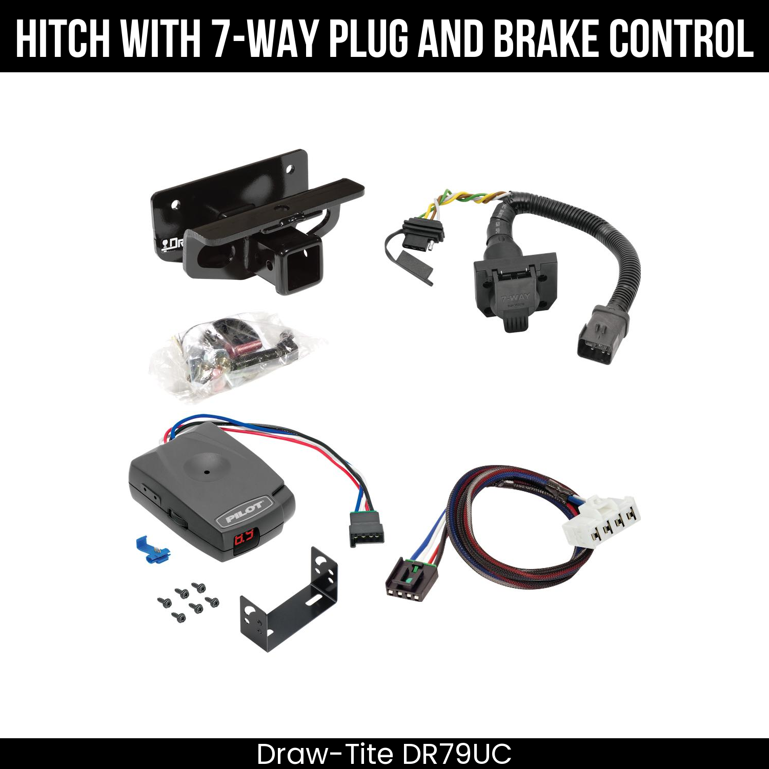 Trailer Hitch , 7-Way , Pro Series Pilot Brake Control