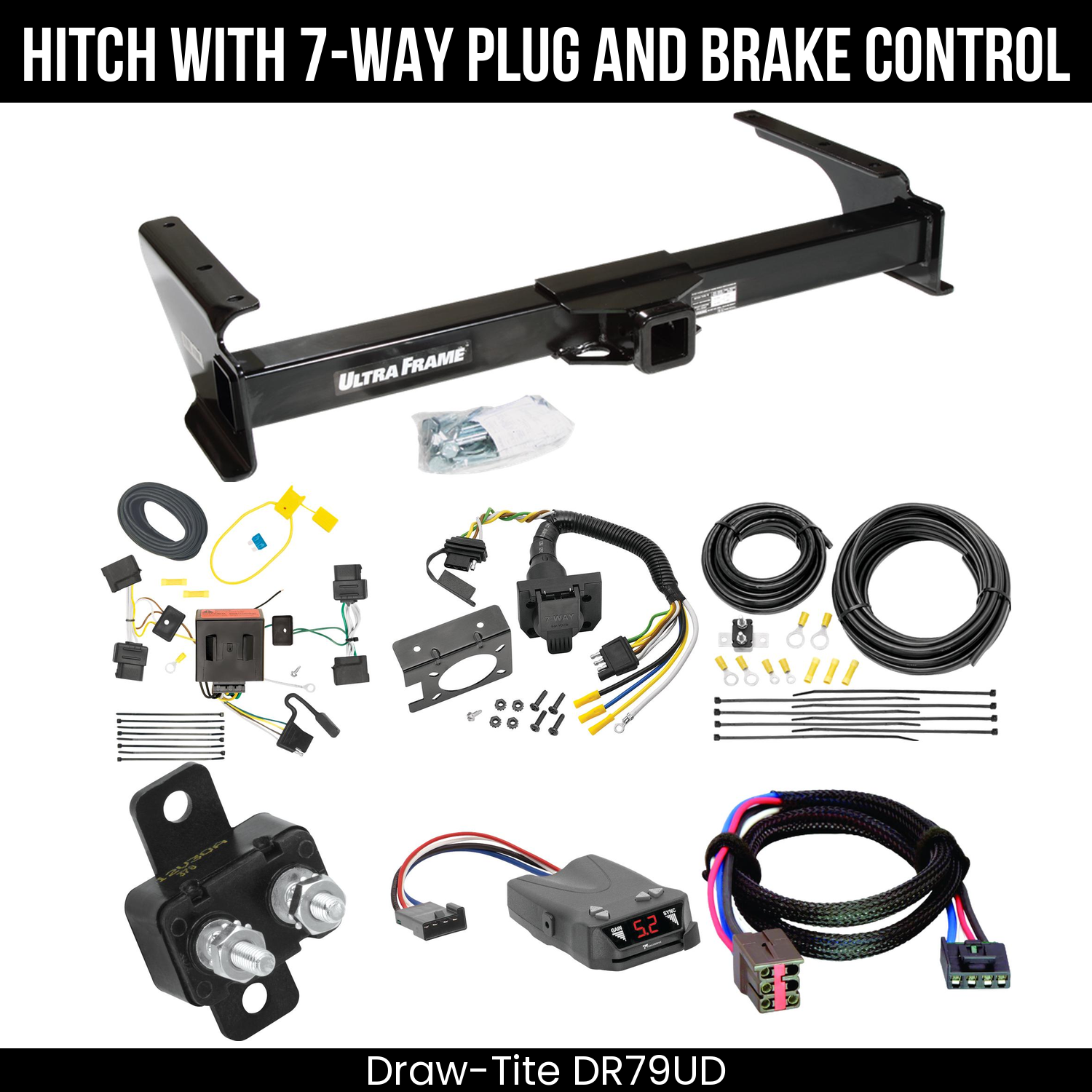 Trailer Hitch , 7-Way , Tekonsha Brakeman IV Brake Control