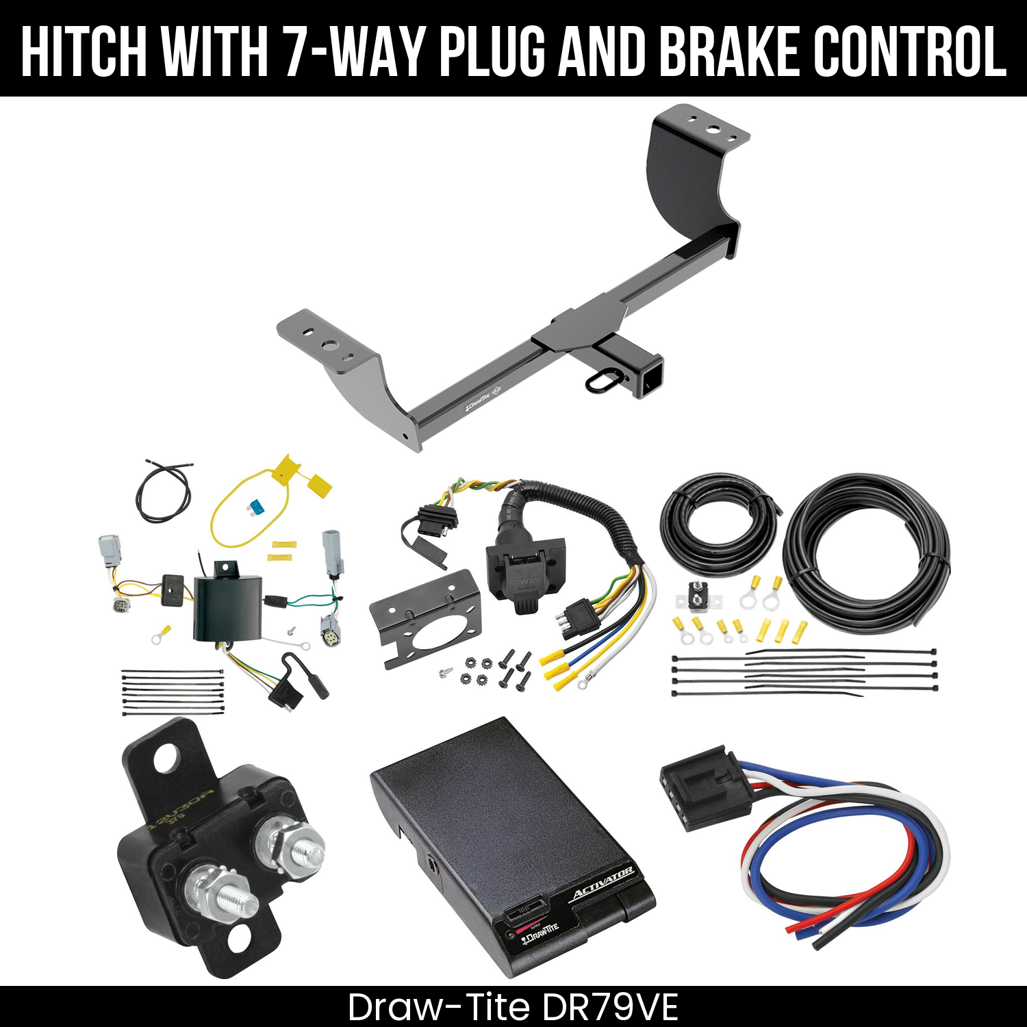 Trailer Hitch , 7-Way , Draw-Tite Activator Brake Control