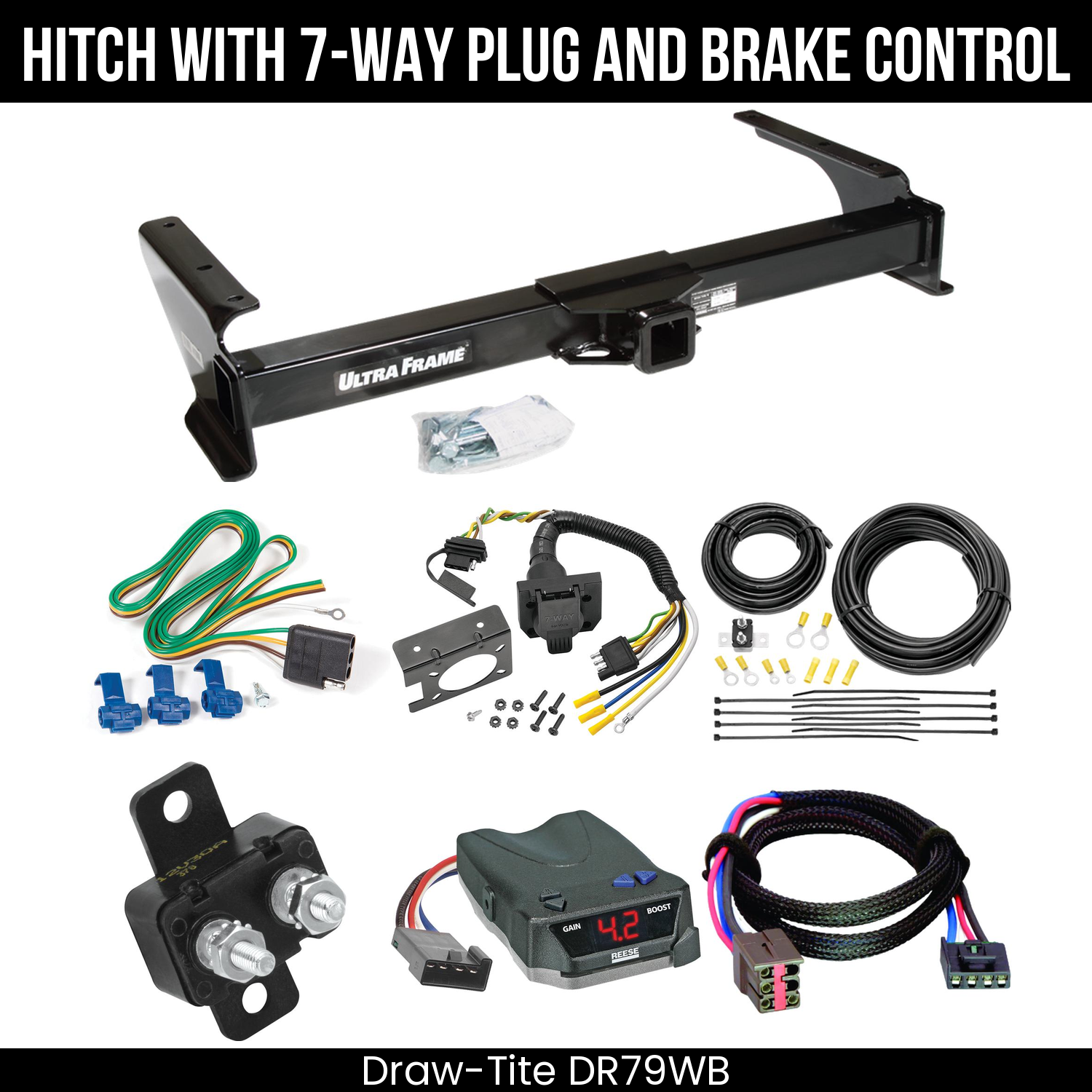 Trailer Hitch , 7-Way , Reese Brake EVN Control