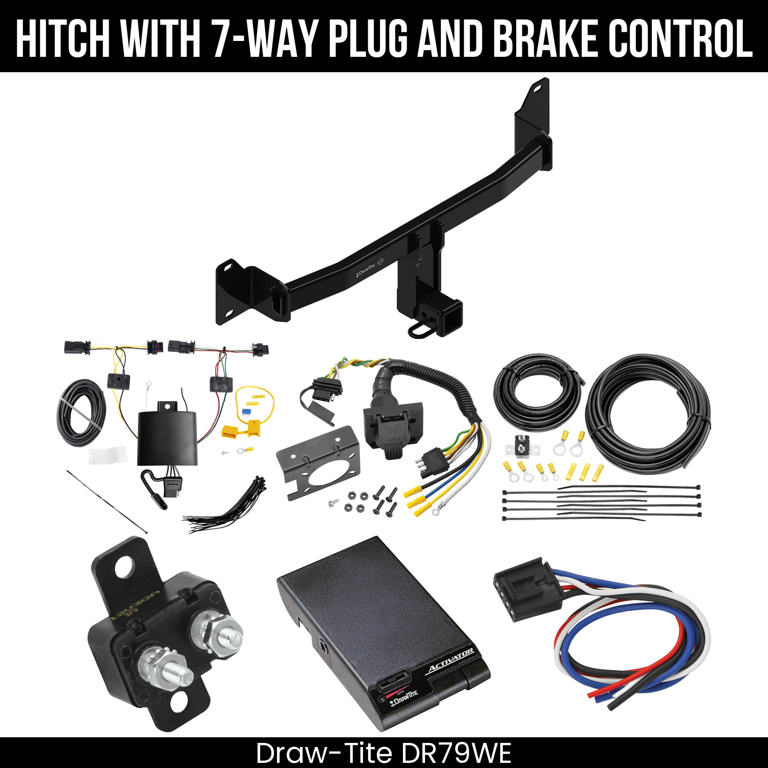 Trailer Hitch , 7-Way , Draw-Tite Activator Brake Control