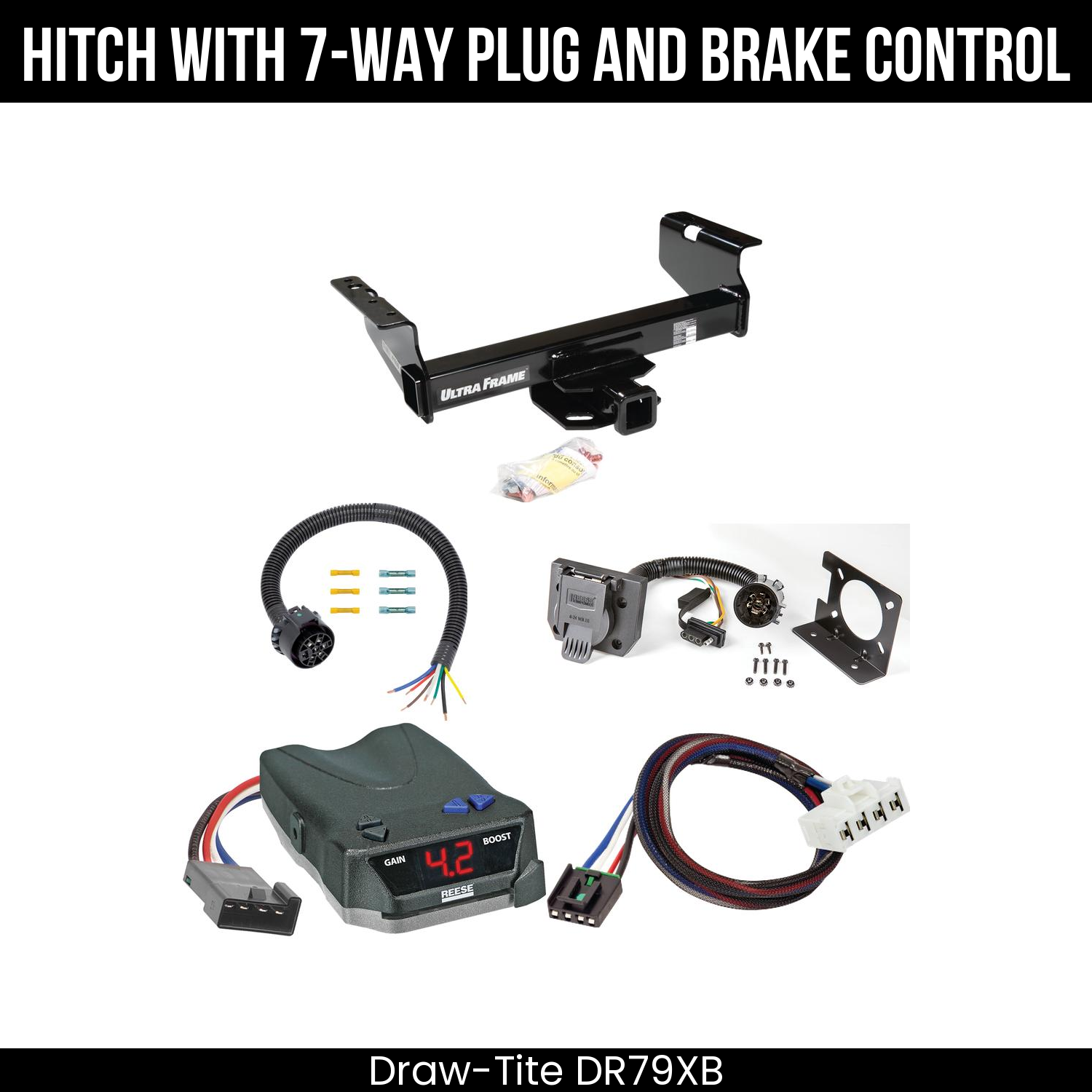 Trailer Hitch , 7-Way , Reese Brake EVN Control