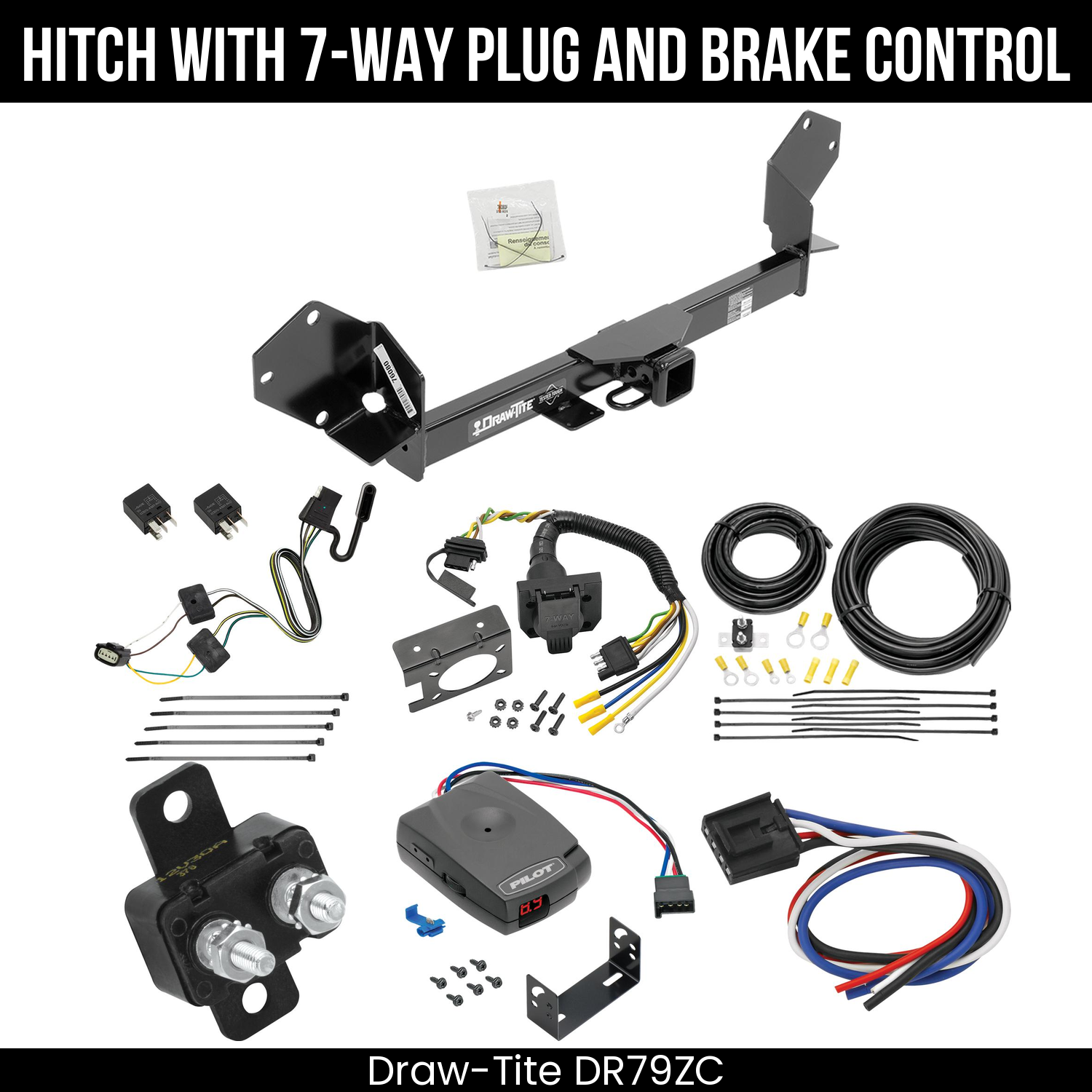 Trailer Hitch , 7-Way , Pro Series Pilot Brake Control