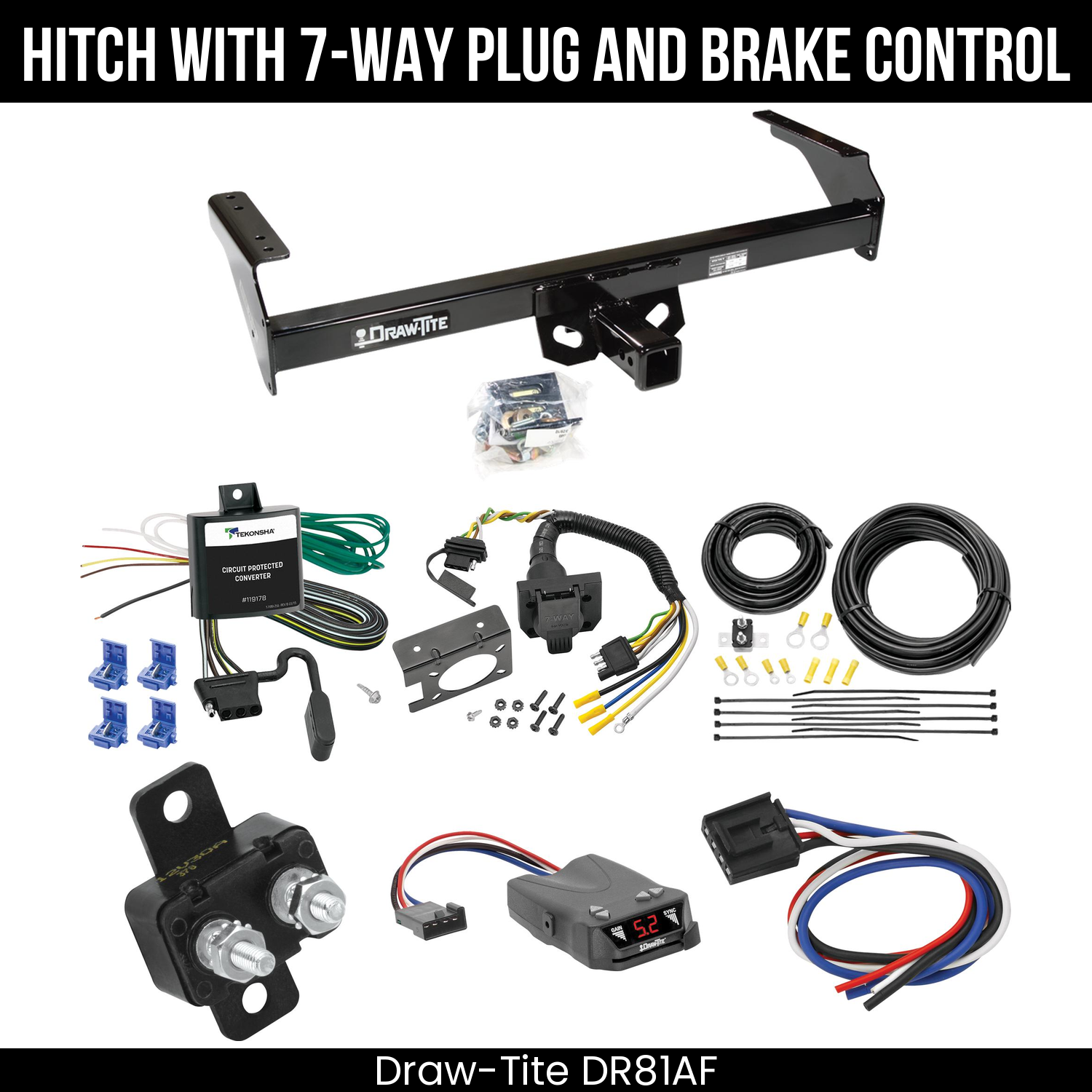 Trailer Hitch , 7-Way , Draw-Tite Activator IV Brake Control
