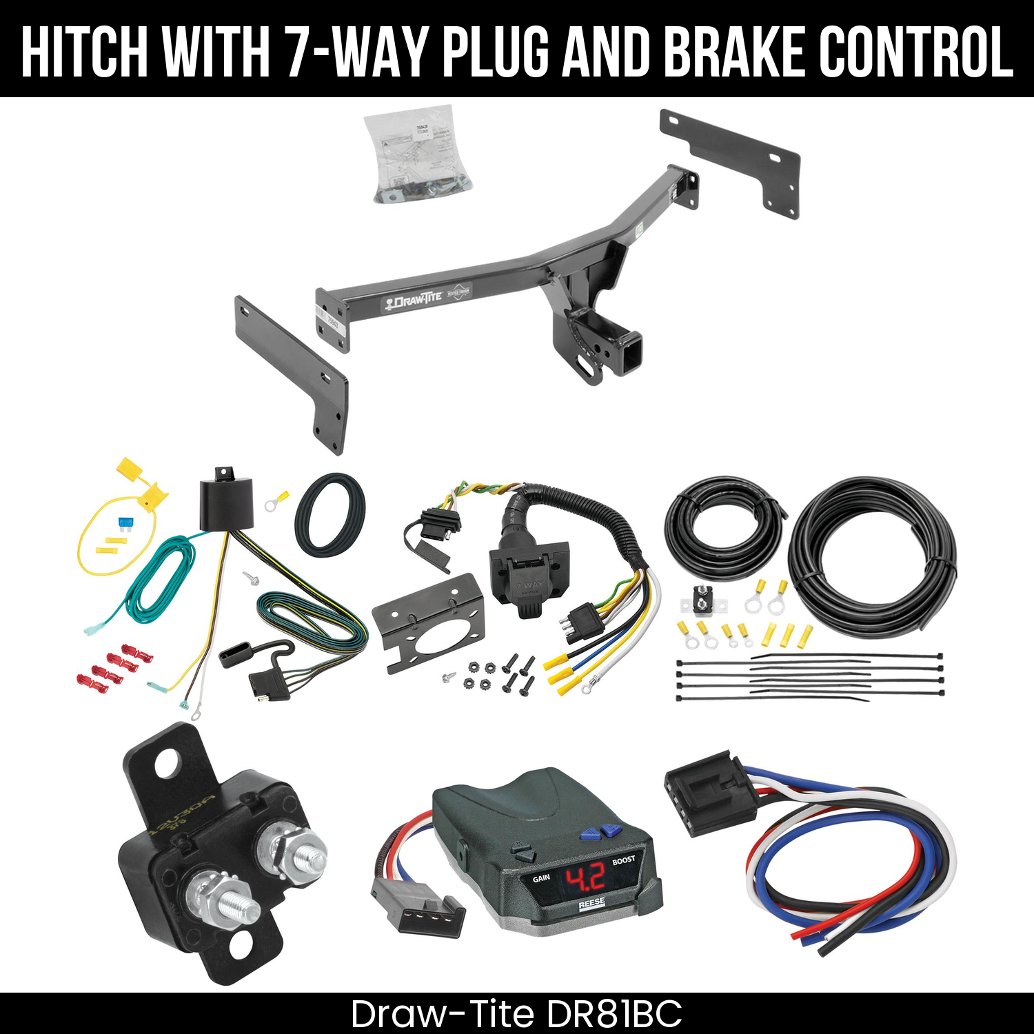 Trailer Hitch , 7-Way , Reese Brake EVN Control