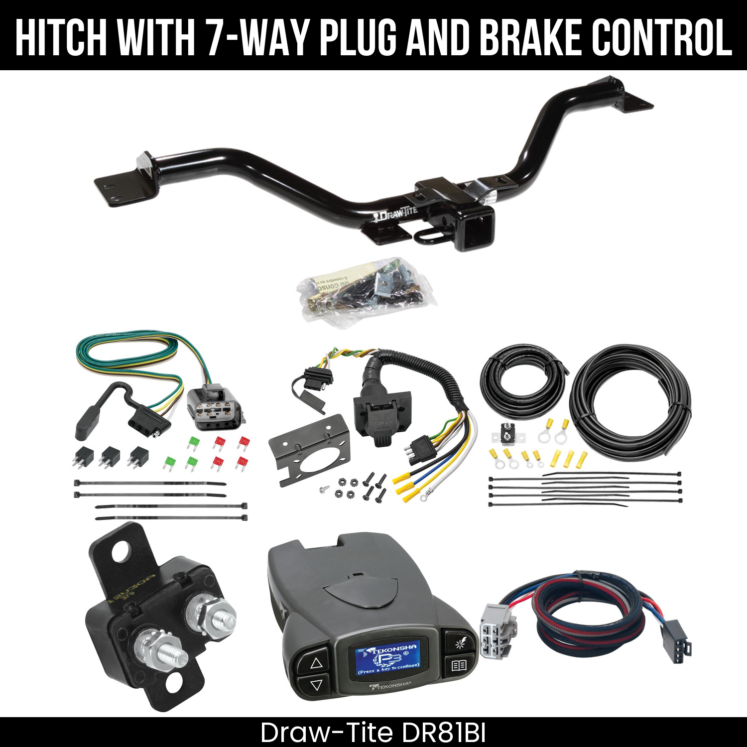 Trailer Hitch , 7-Way , Tekonsha Prodigy P3 Brake Control