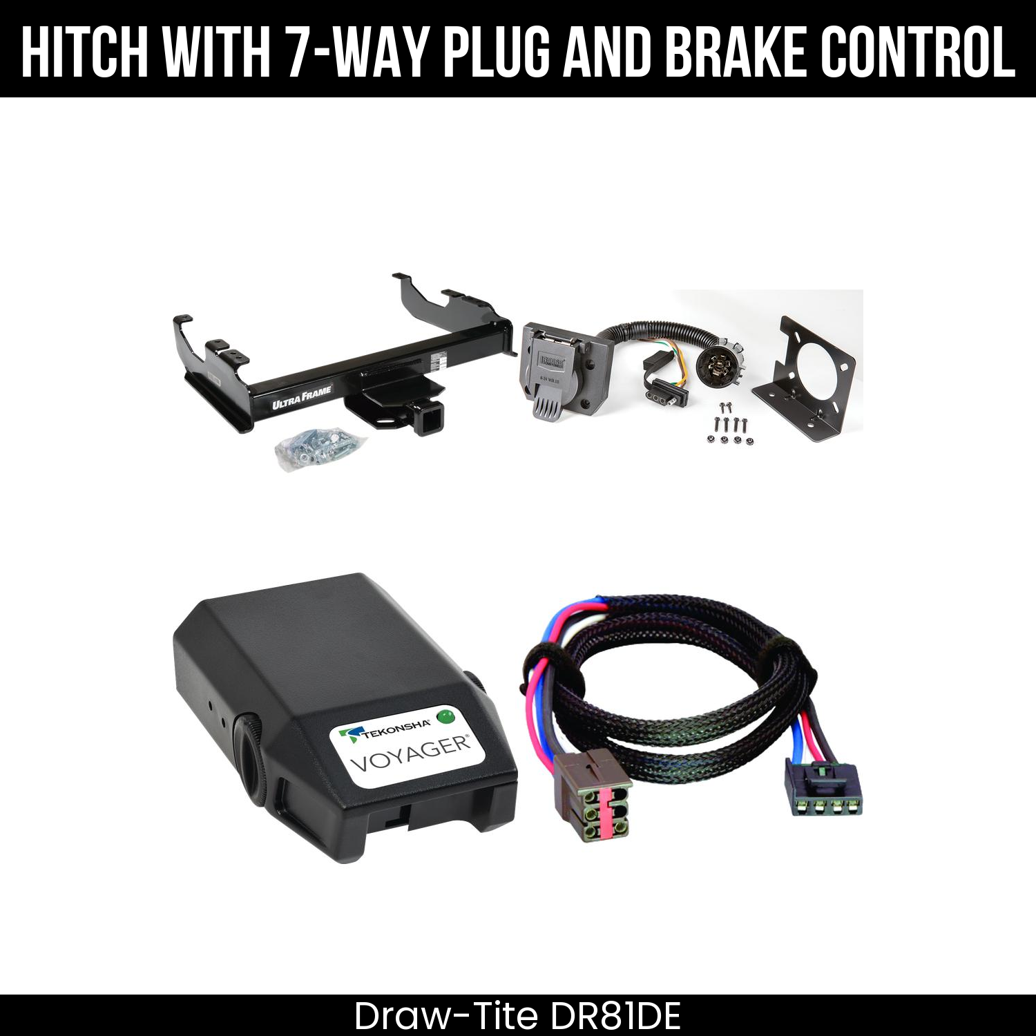 Trailer Hitch , 7-Way , Tekonsha Voyager Brake Control