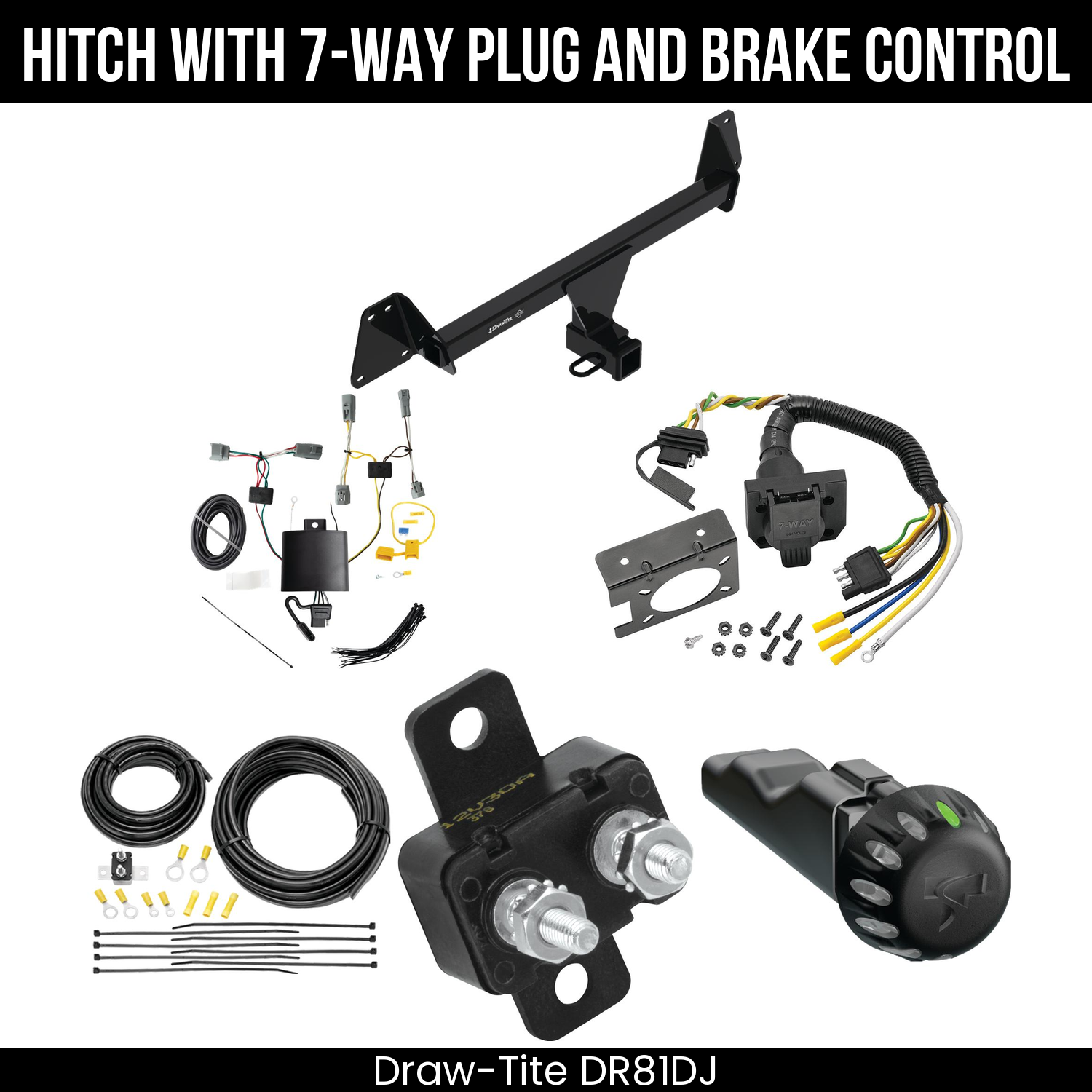 Trailer Hitch , 7-Way , Tekonsha Voyager iD Smart Brake Control