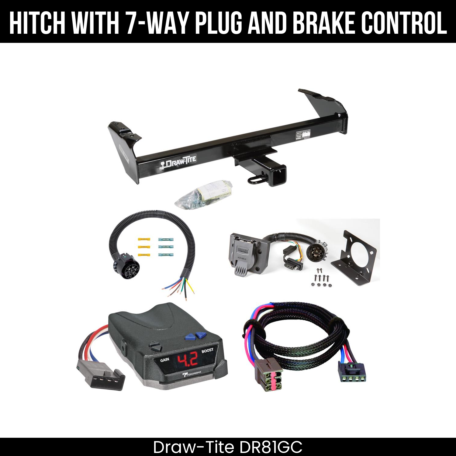 Trailer Hitch , 7-Way , Tekonsha Brake EVN Control
