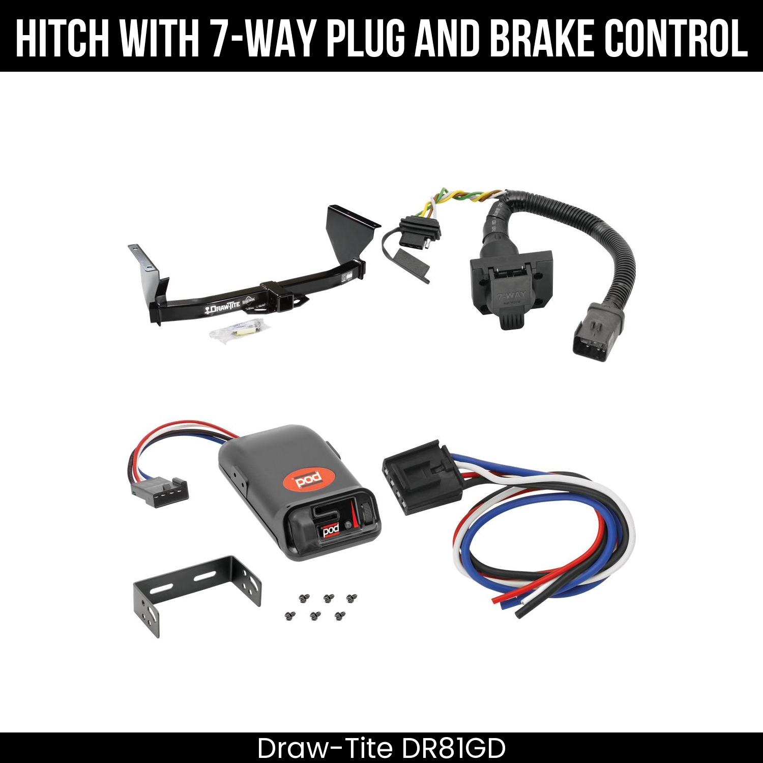 Trailer Hitch , 7-Way , Pro Series POD Brake Control