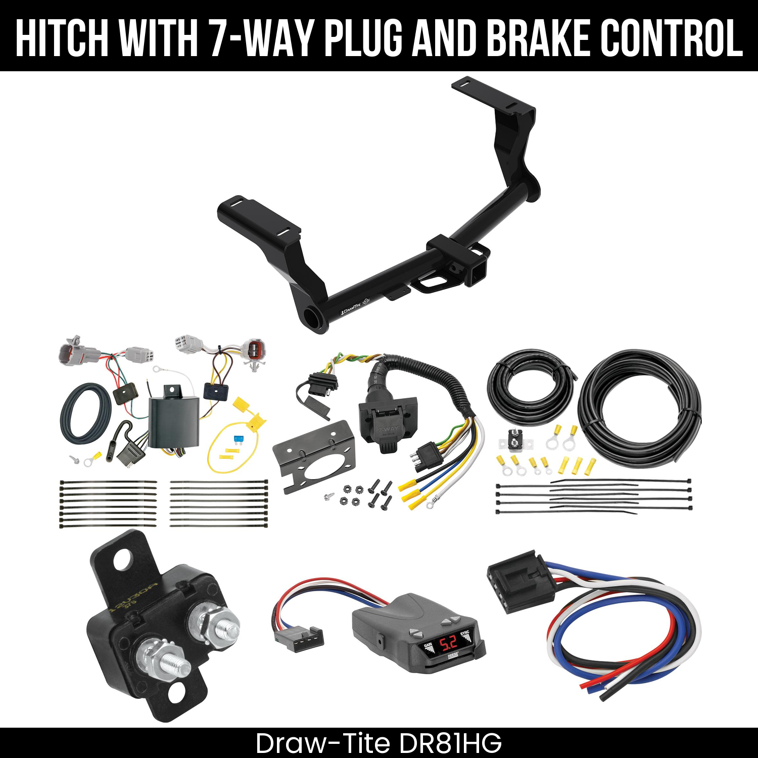 Trailer Hitch , 7-Way , Reese Brakeman IV Brake Control