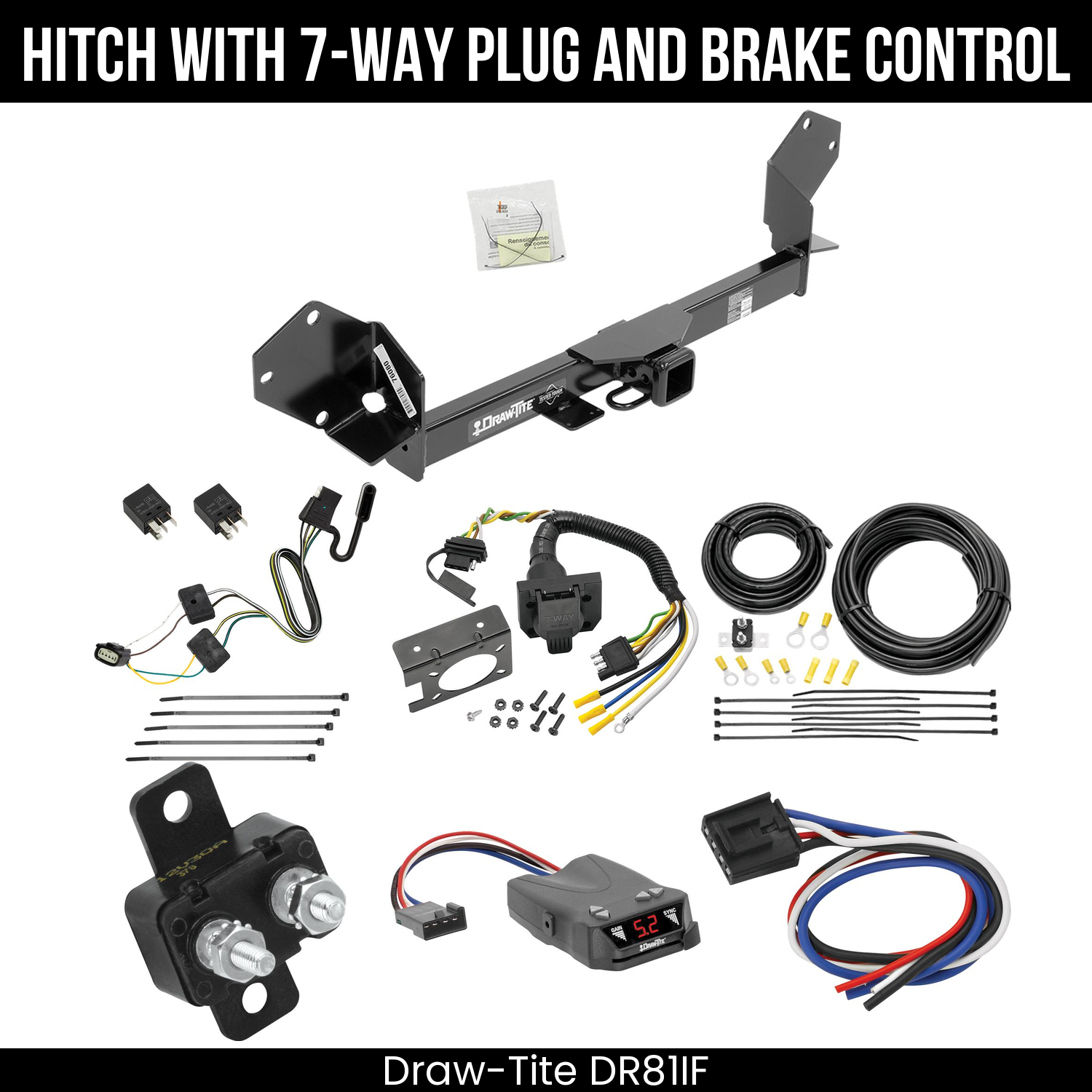 Trailer Hitch , 7-Way , Draw-Tite Activator IV Brake Control
