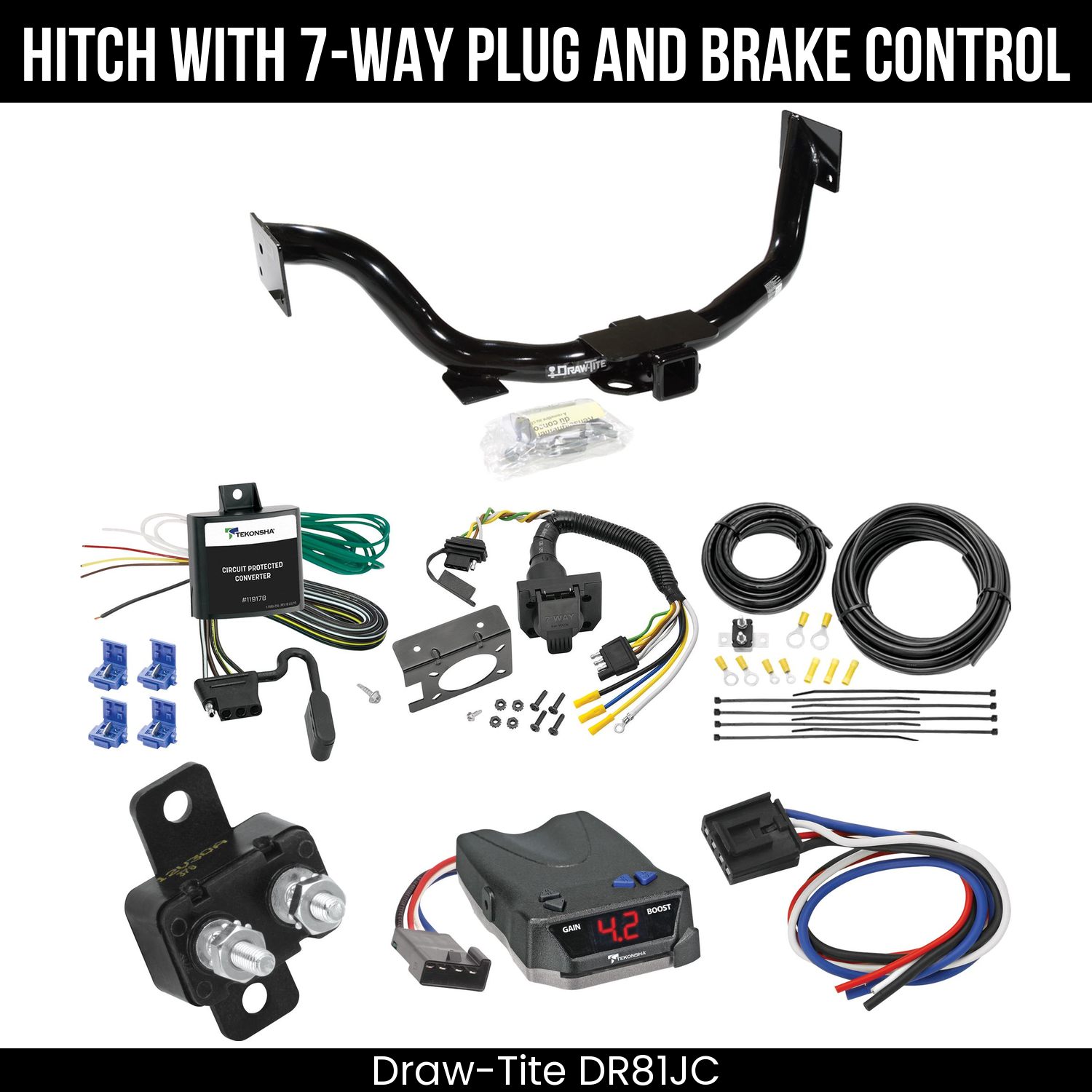 Trailer Hitch , 7-Way , Tekonsha Brake EVN Control