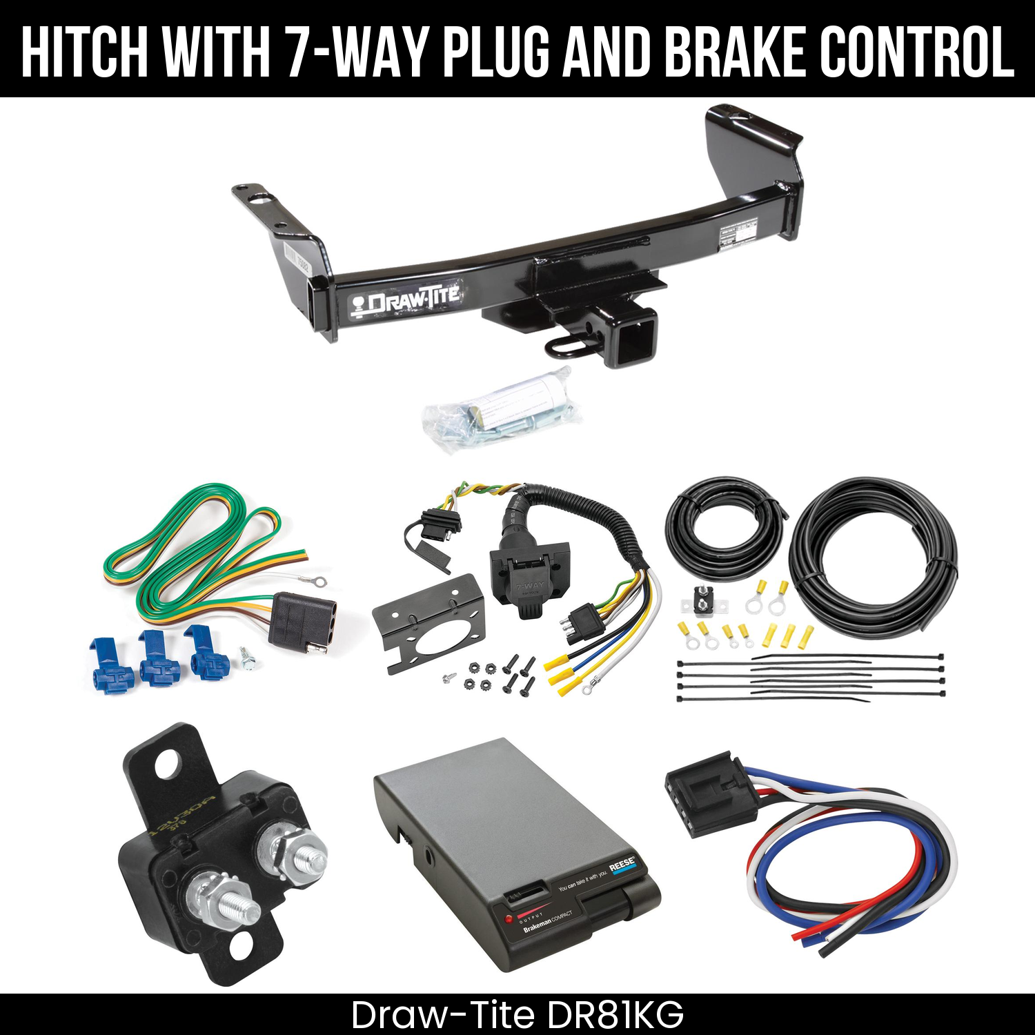 Trailer Hitch , 7-Way , Reese Brakeman Brake Control