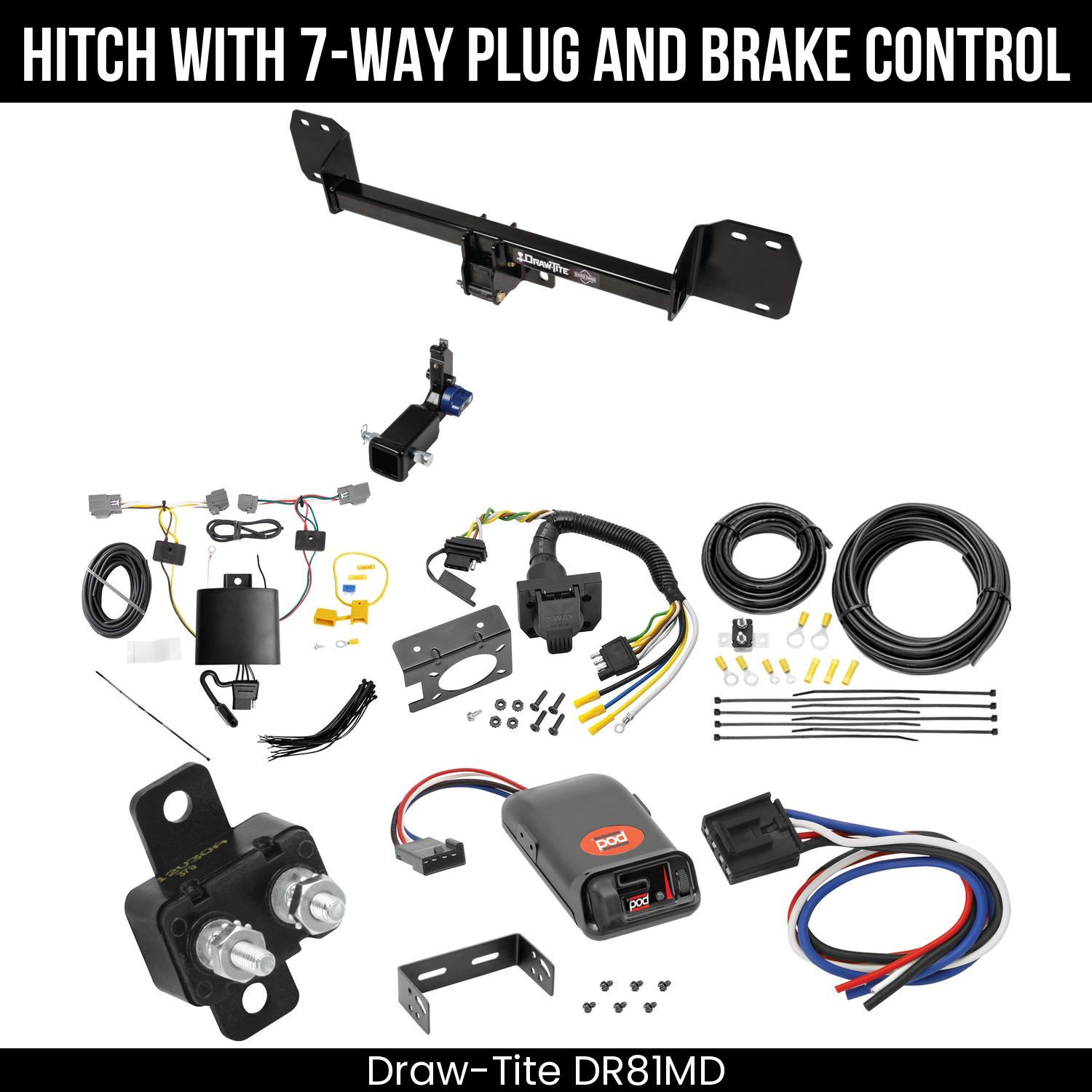 Trailer Hitch , 7-Way , Pro Series POD Brake Control