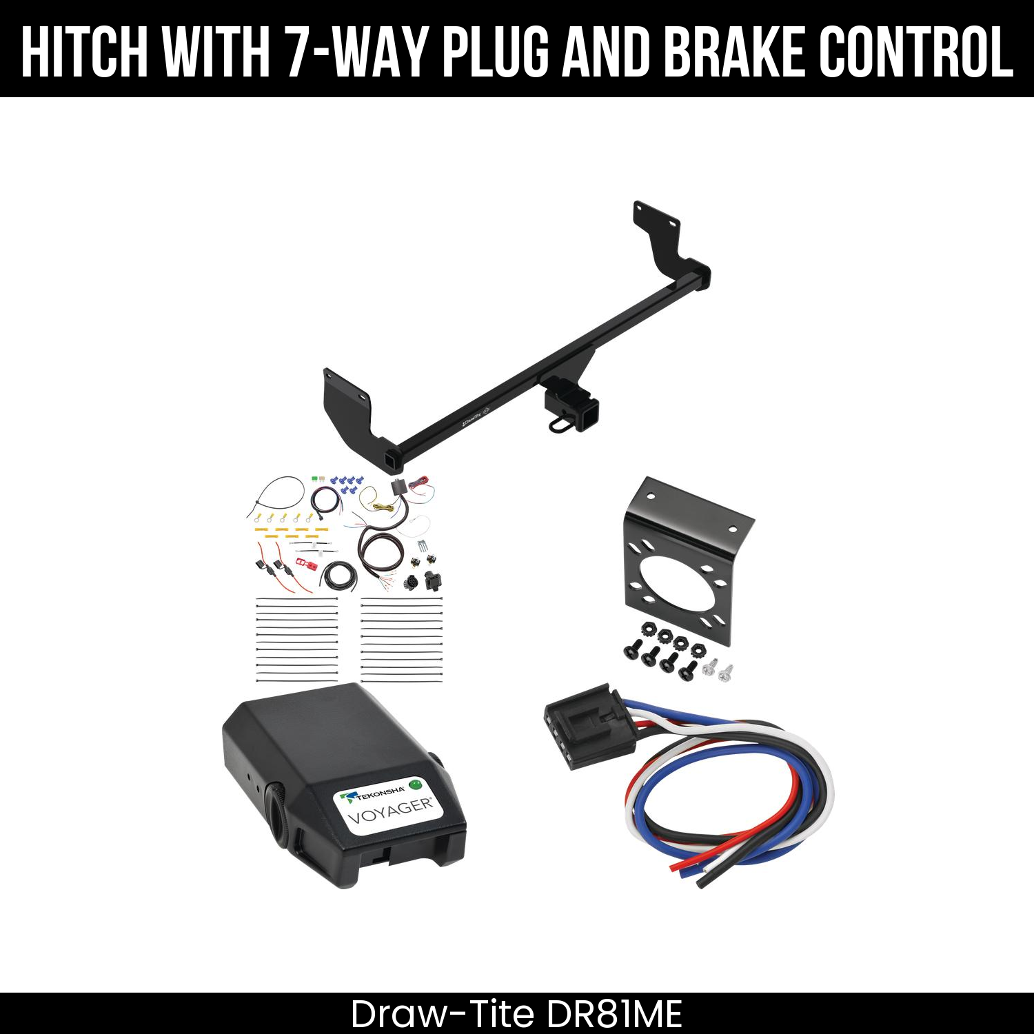 Trailer Hitch , 7-Way , Tekonsha Voyager Brake Control