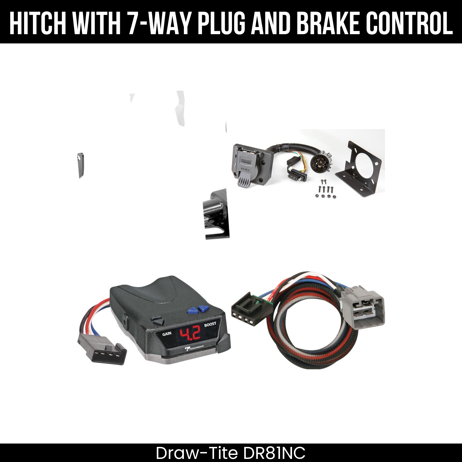 Trailer Hitch , 7-Way , Tekonsha Brake EVN Control
