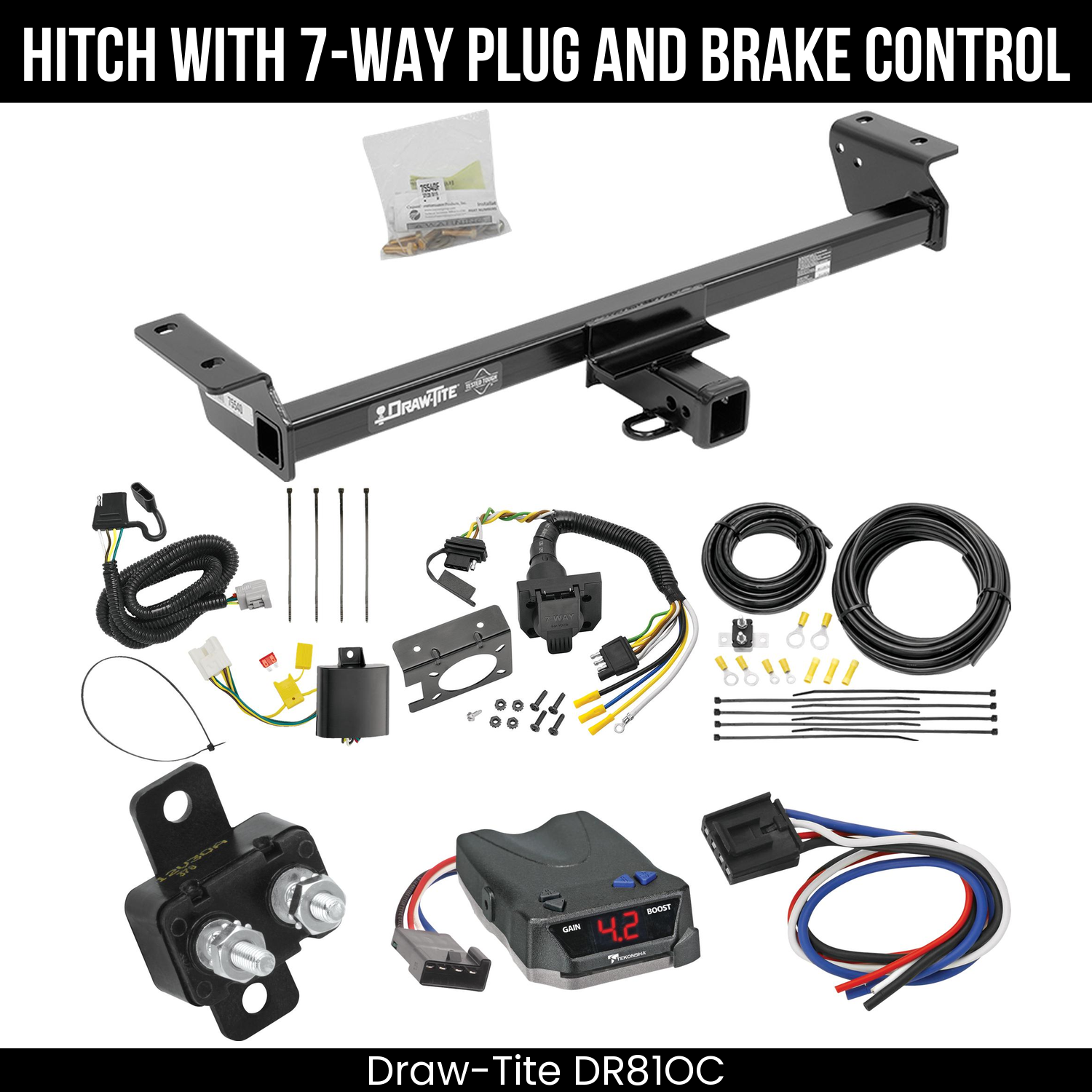Trailer Hitch , 7-Way , Tekonsha Brake EVN Control