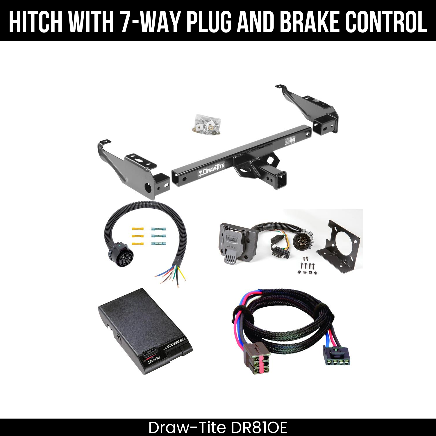 Trailer Hitch , 7-Way , Draw-Tite Activator Brake Control