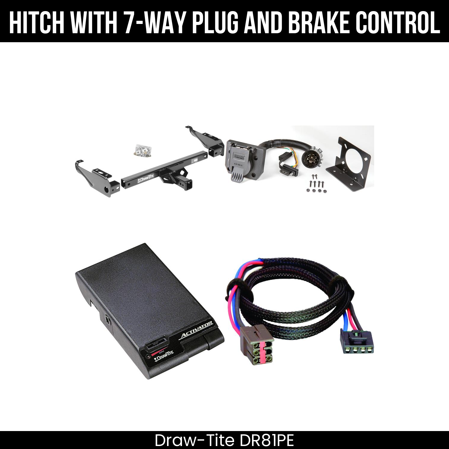 Trailer Hitch , 7-Way , Draw-Tite Activator Brake Control