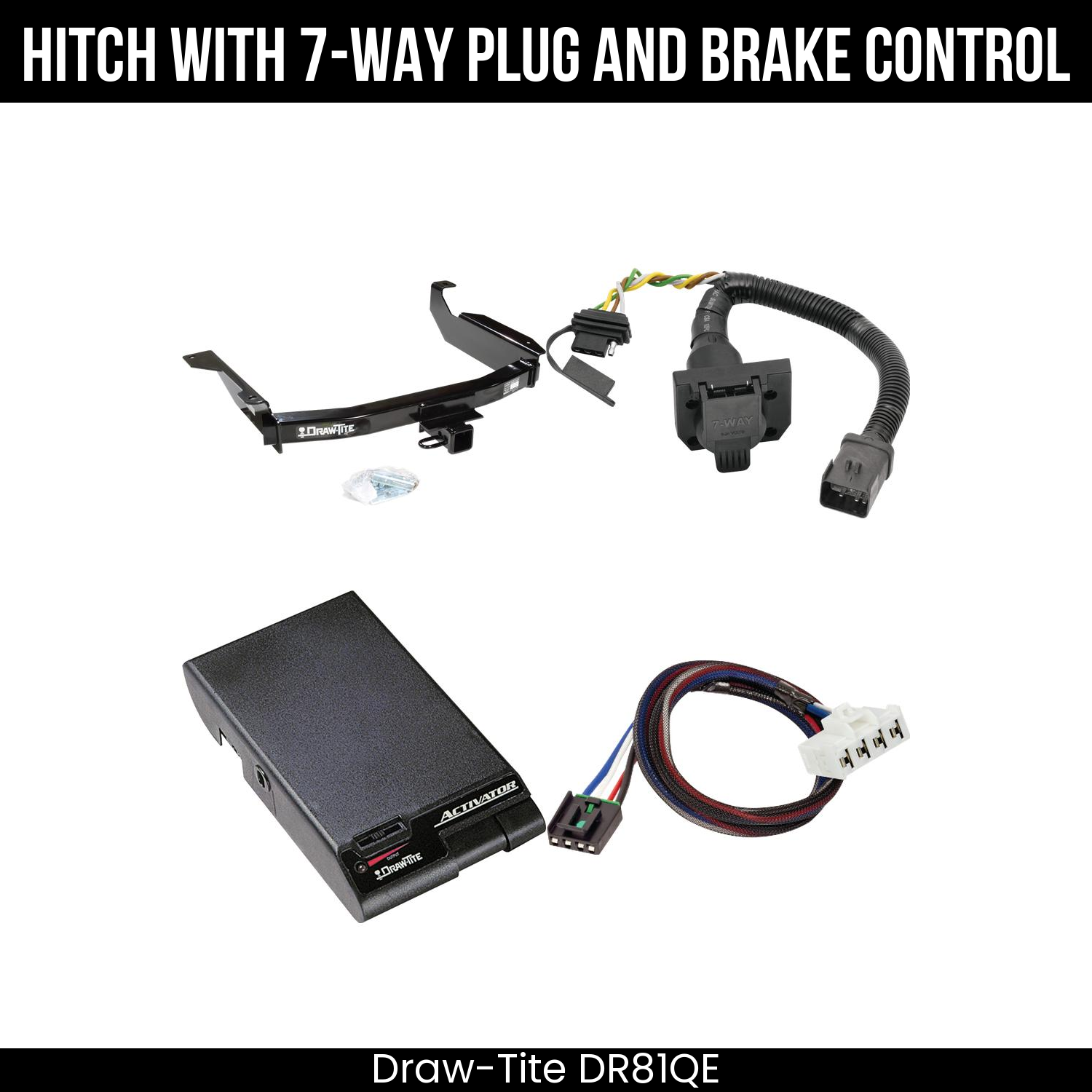 Trailer Hitch , 7-Way , Draw-Tite Activator Brake Control