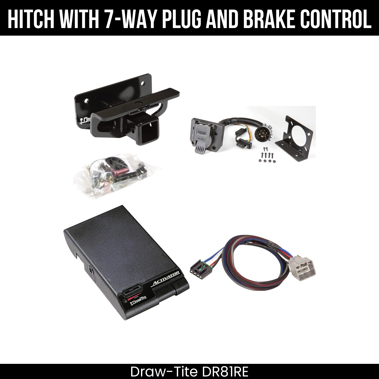 Trailer Hitch , 7-Way , Draw-Tite Activator Brake Control