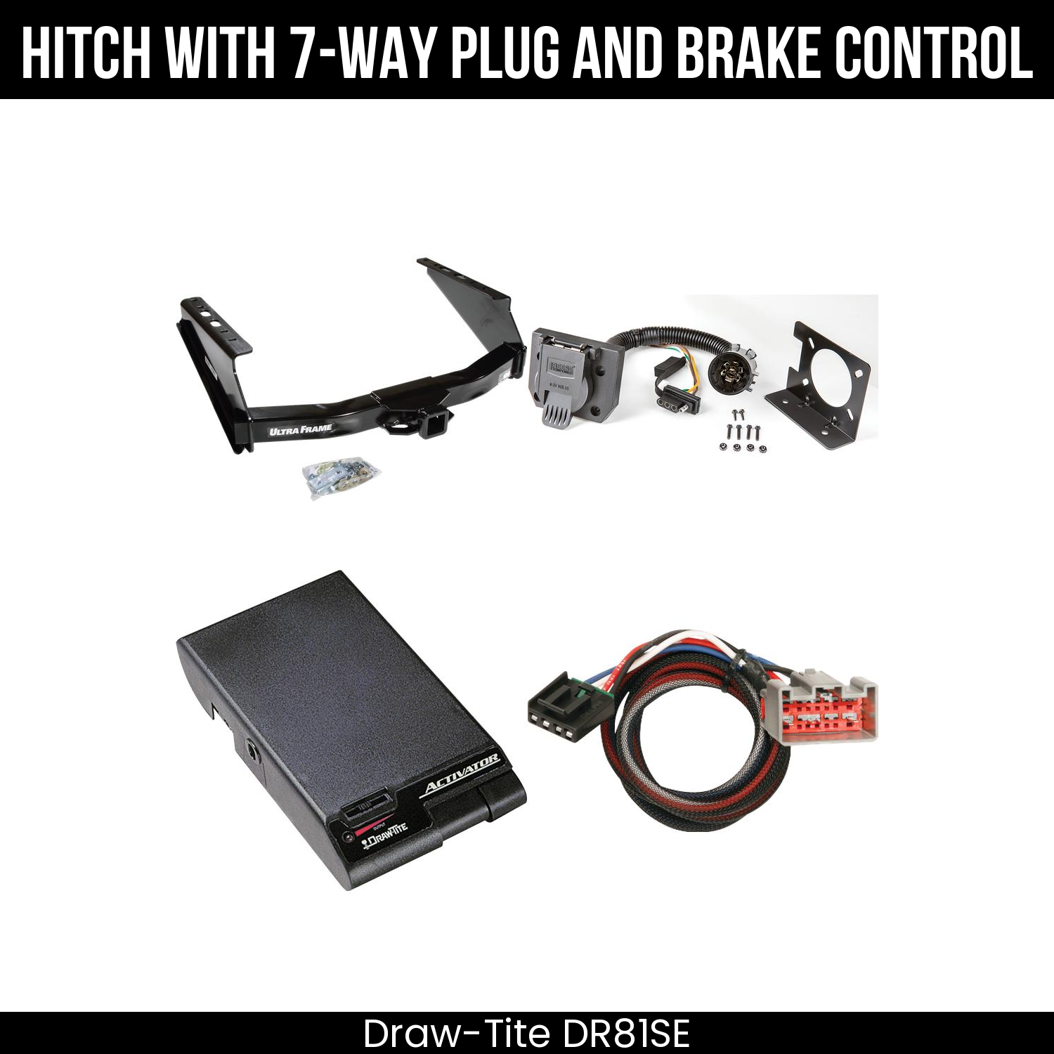 Trailer Hitch , 7-Way , Draw-Tite Activator Brake Control