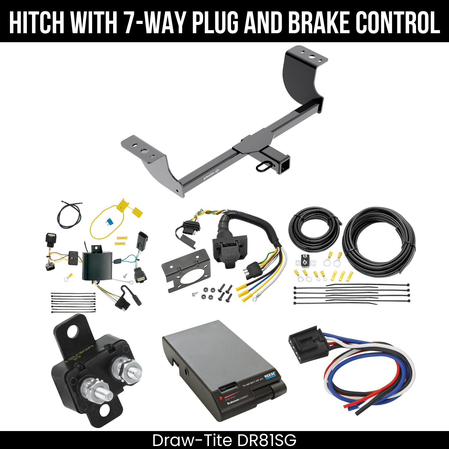 Trailer Hitch , 7-Way , Reese Brakeman Brake Control