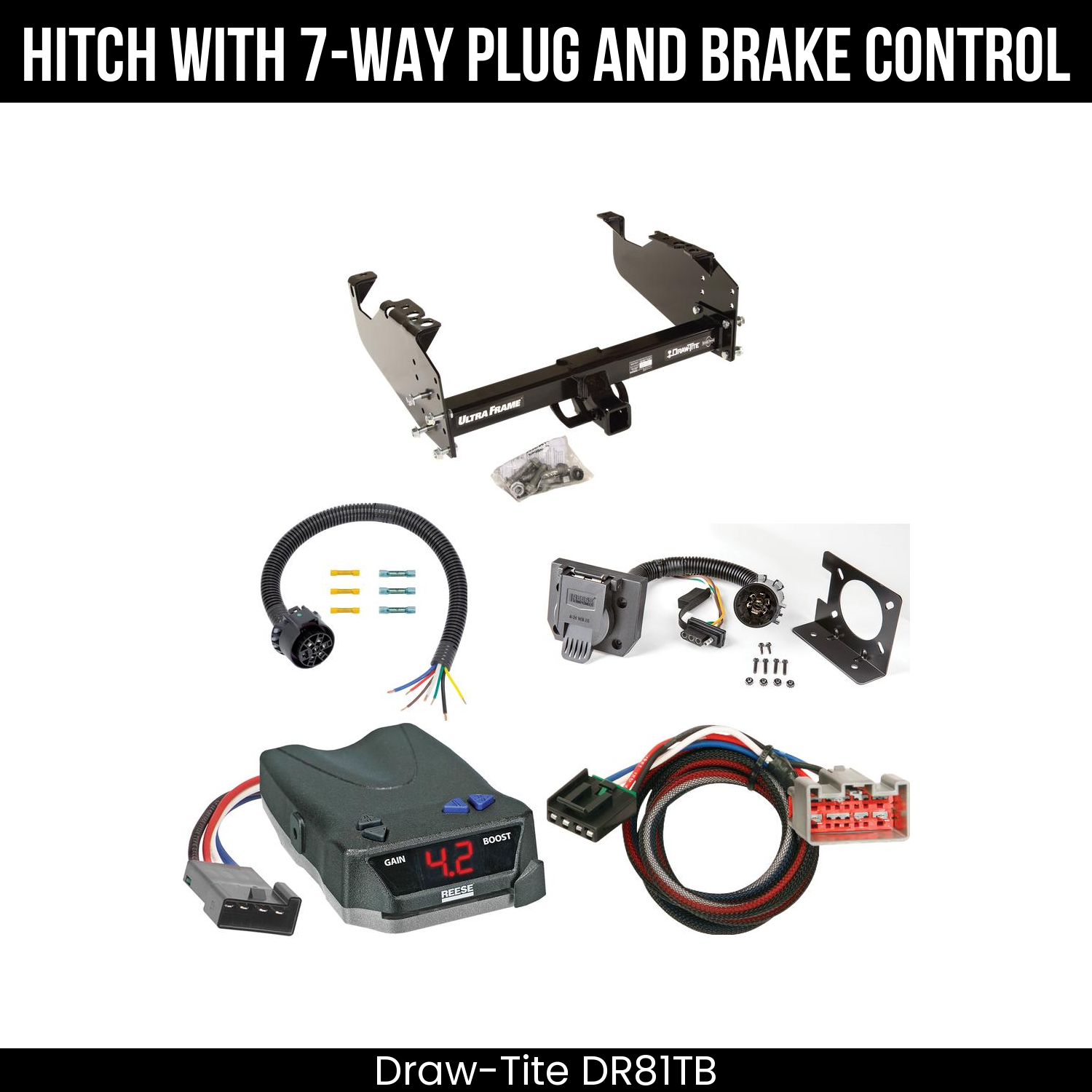 Trailer Hitch , 7-Way , Reese Brake EVN Control