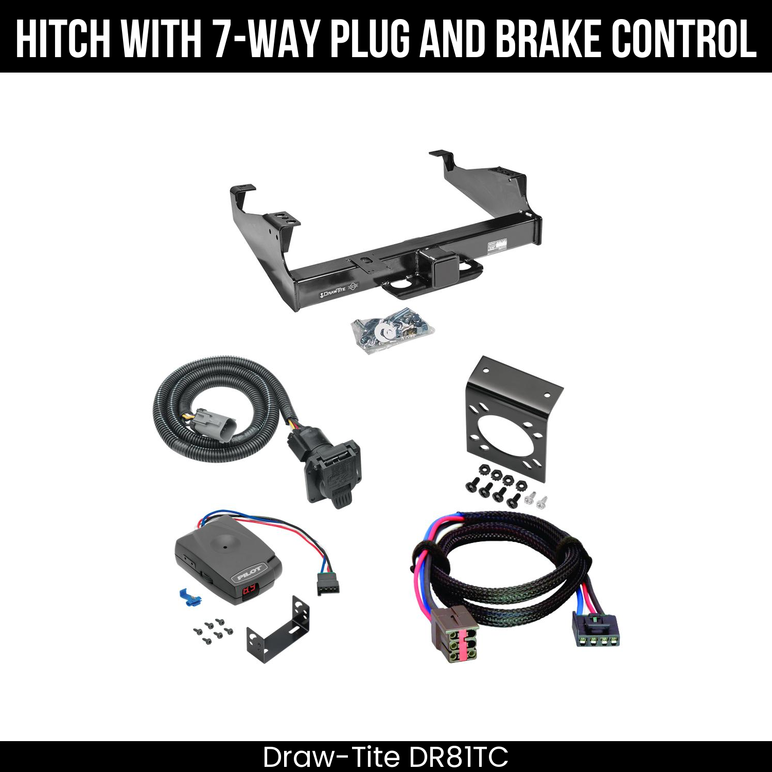 Trailer Hitch , 7-Way , Pro Series Pilot Brake Control