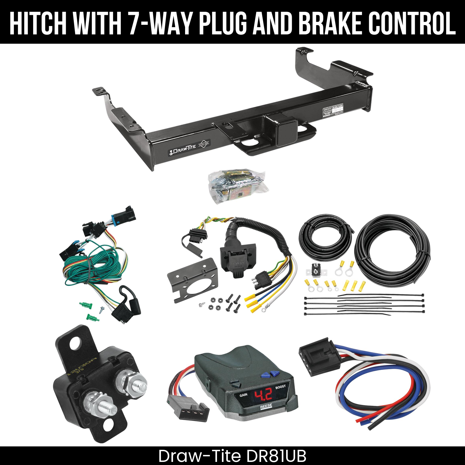 Trailer Hitch , 7-Way , Reese Brake EVN Control