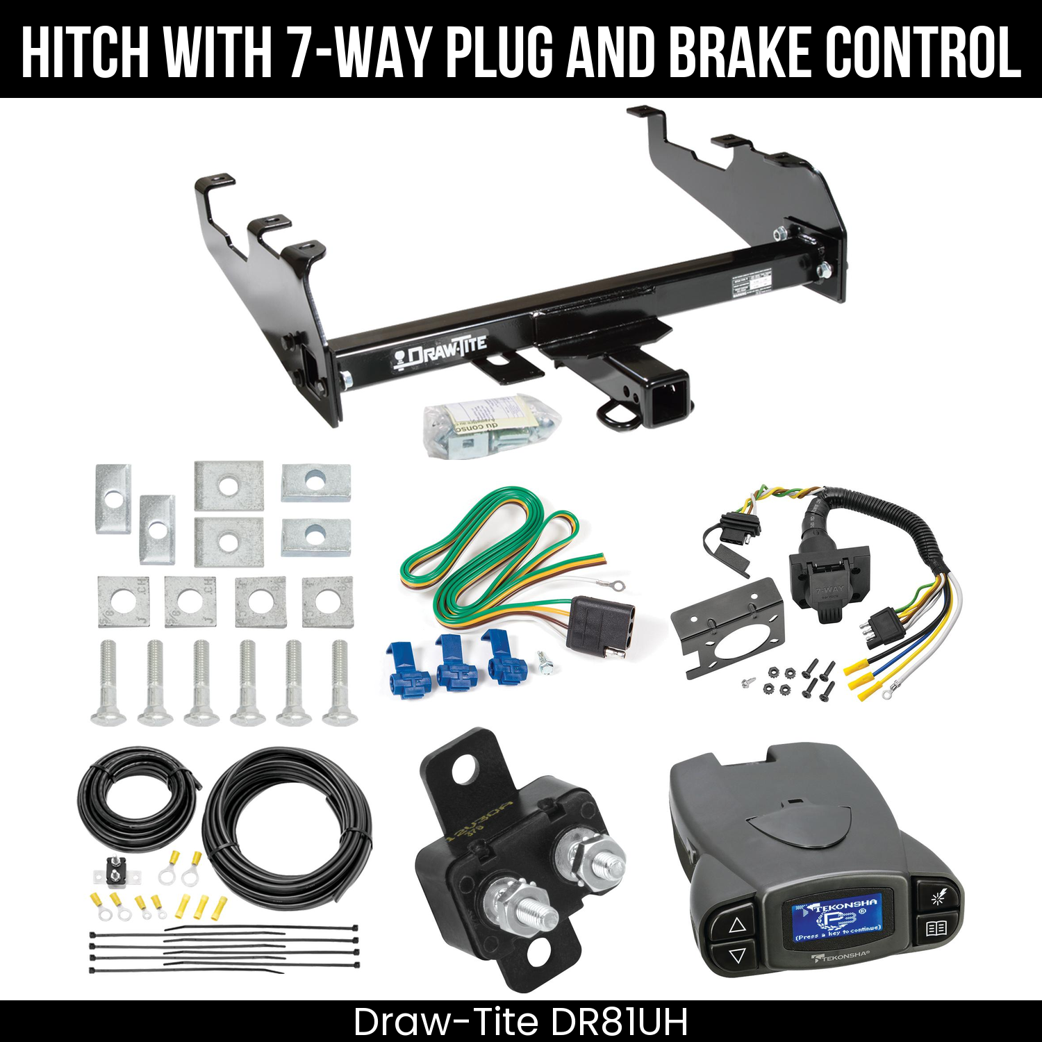 Trailer Hitch , 7-Way , Tekonsha Prodigy P3 Brake Control
