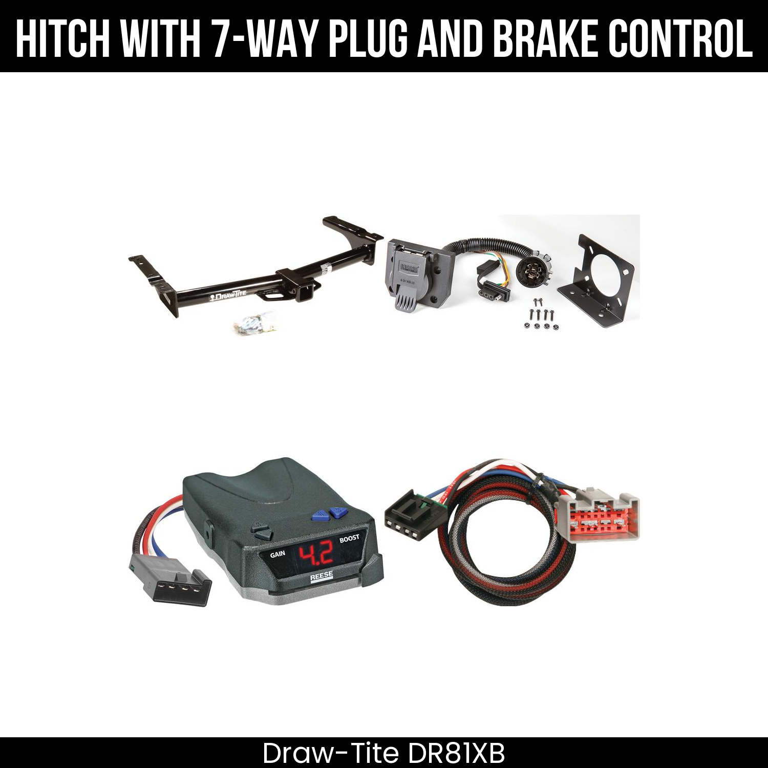Trailer Hitch , 7-Way , Reese Brake EVN Control