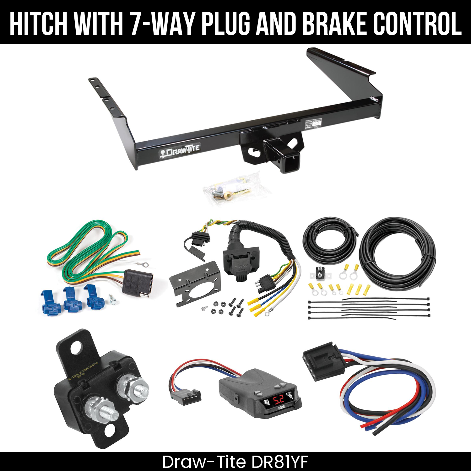 Trailer Hitch , 7-Way , Reese Brakeman IV Brake Control
