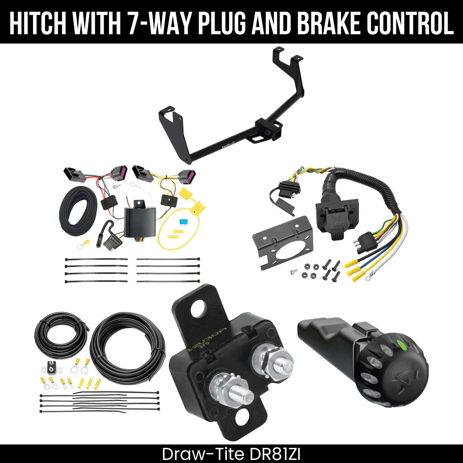 Trailer Hitch , 7-Way , Tekonsha Voyager iD Smart Brake Control