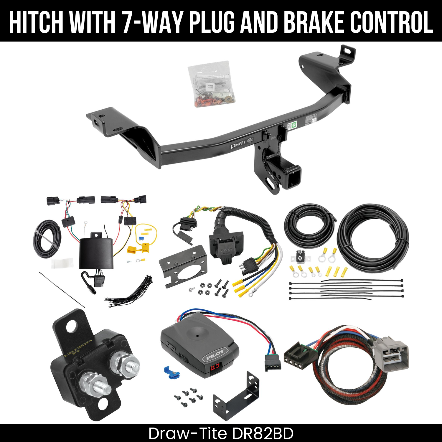 Trailer Hitch , 7-Way , Pro Series Pilot Brake Control