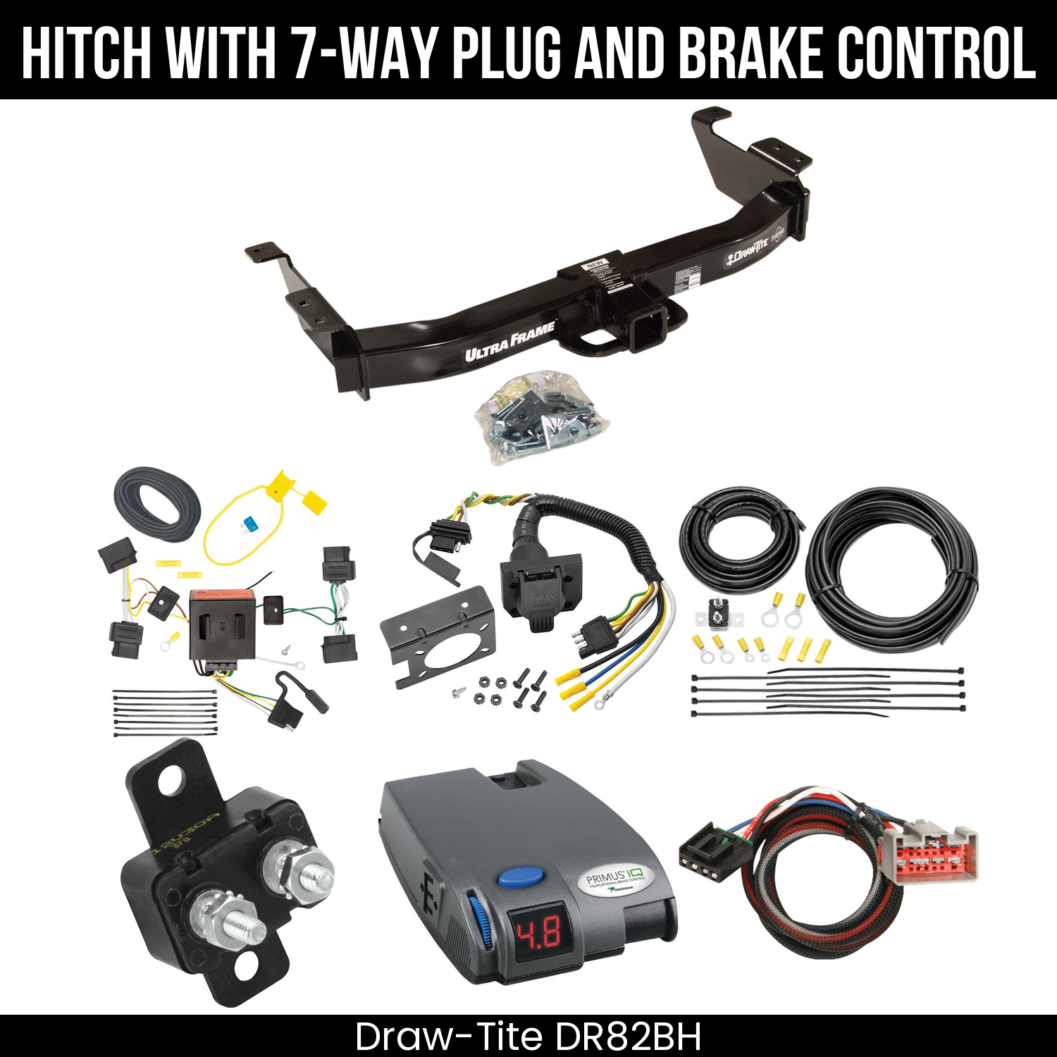 Trailer Hitch , 7-Way , Tekonsha Primus IQ Brake Control