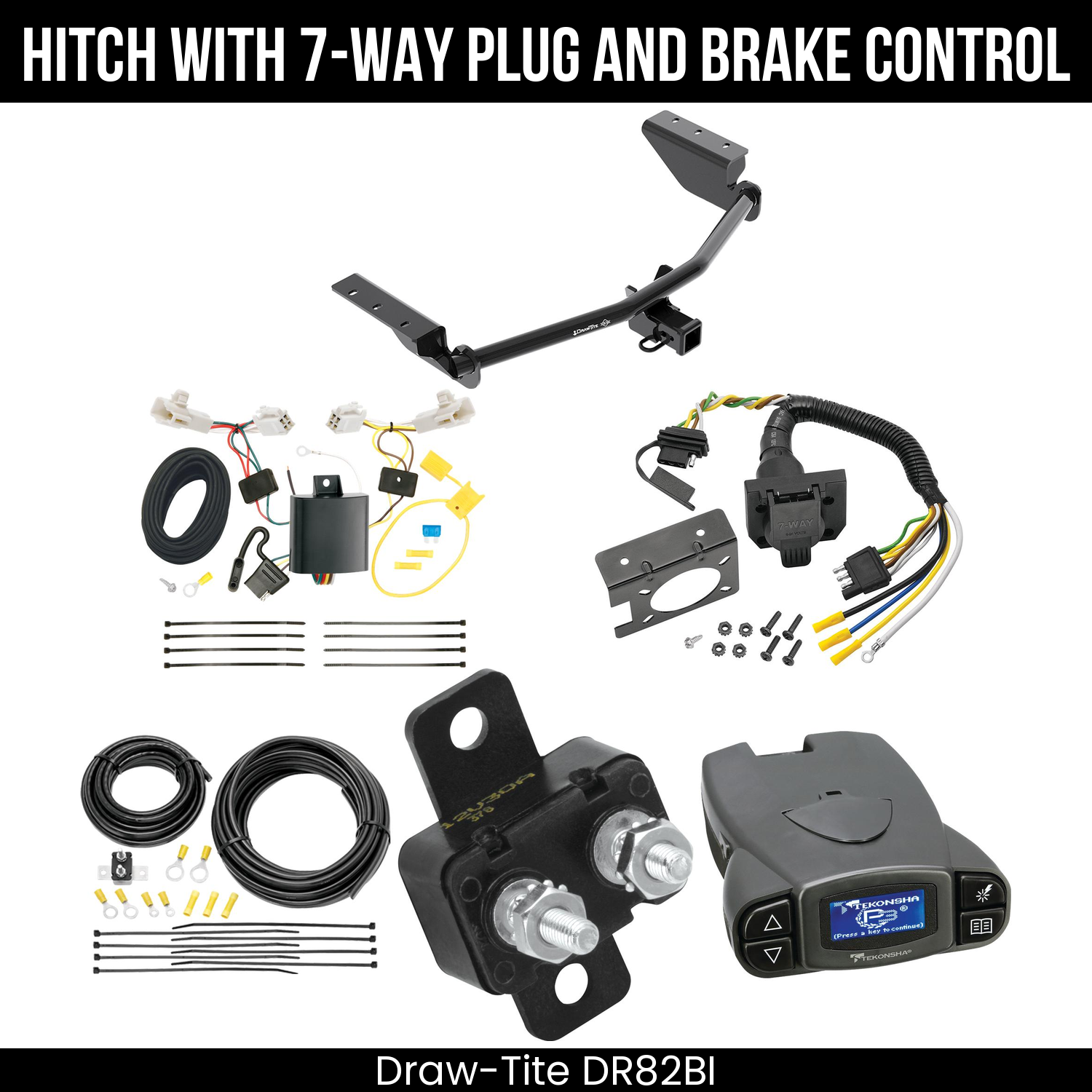 Trailer Hitch , 7-Way , Tekonsha Prodigy P3 Brake Control