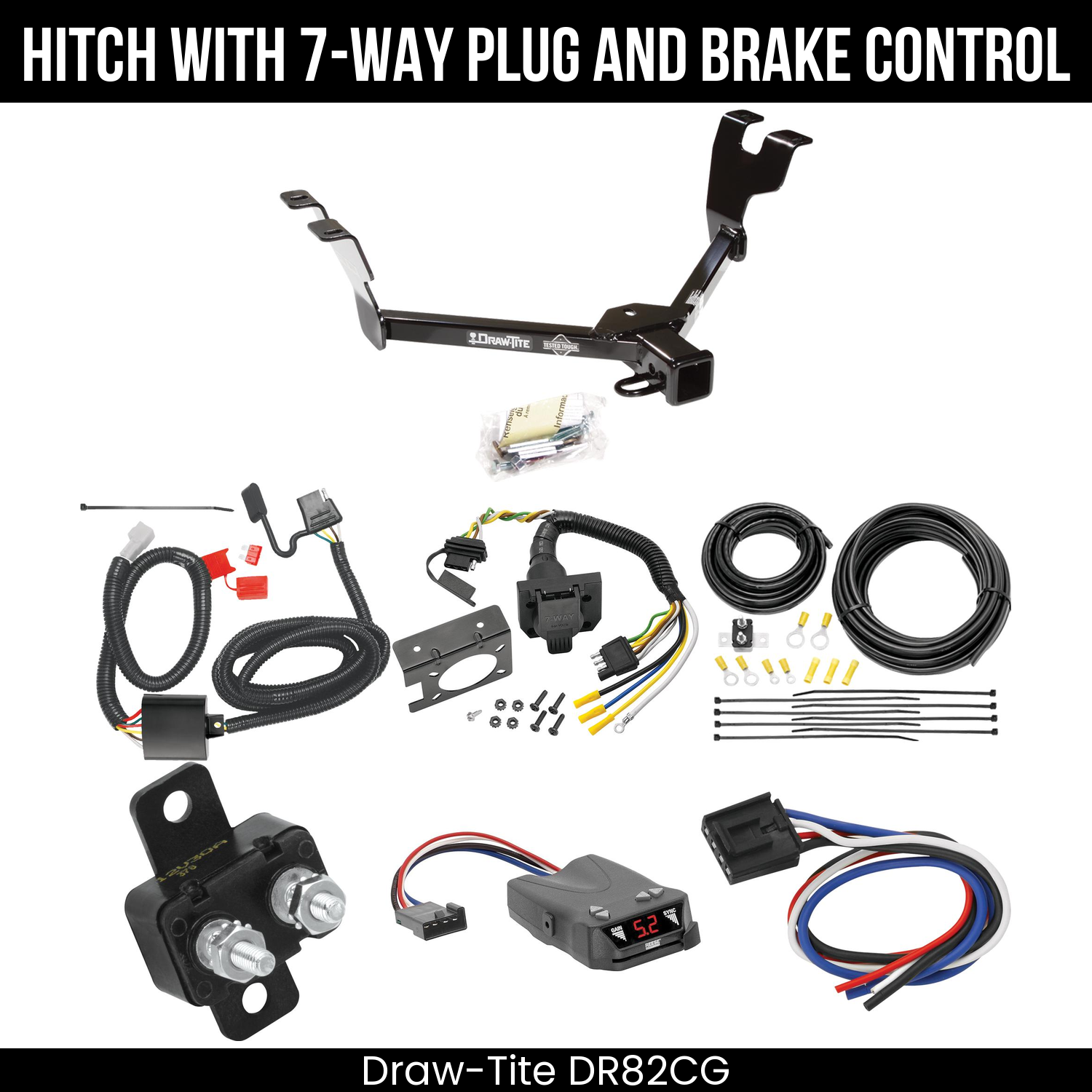 Trailer Hitch , 7-Way , Reese Brakeman IV Brake Control