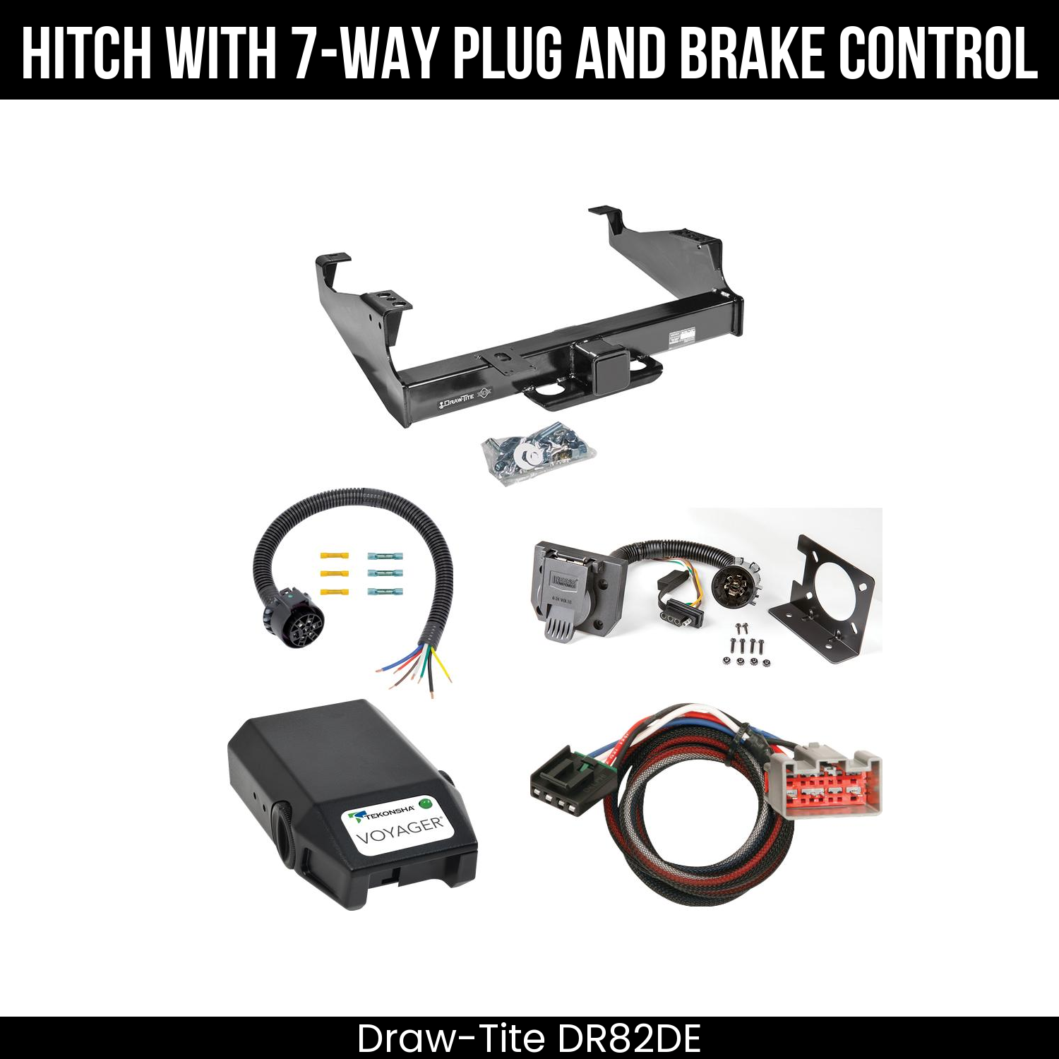 Trailer Hitch , 7-Way , Tekonsha Voyager Brake Control