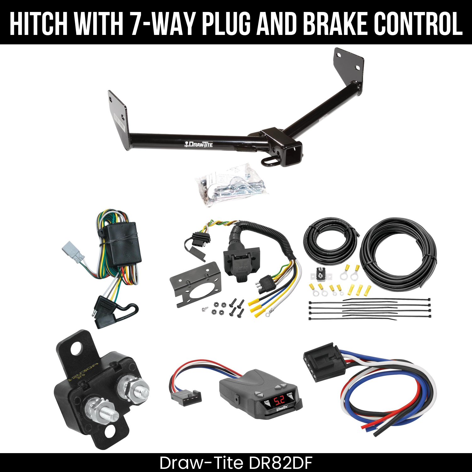 Trailer Hitch , 7-Way , Draw-Tite Activator IV Brake Control